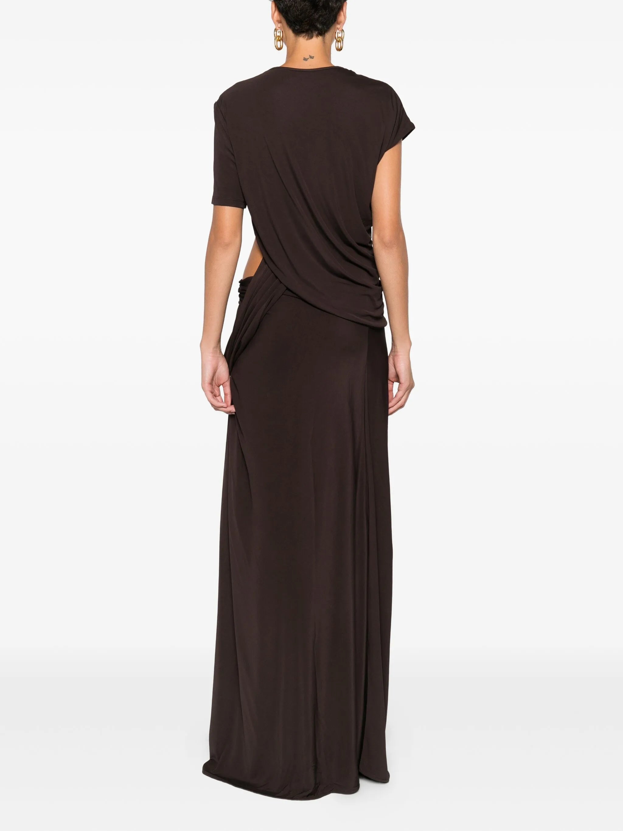 twisted cut-out maxi dress