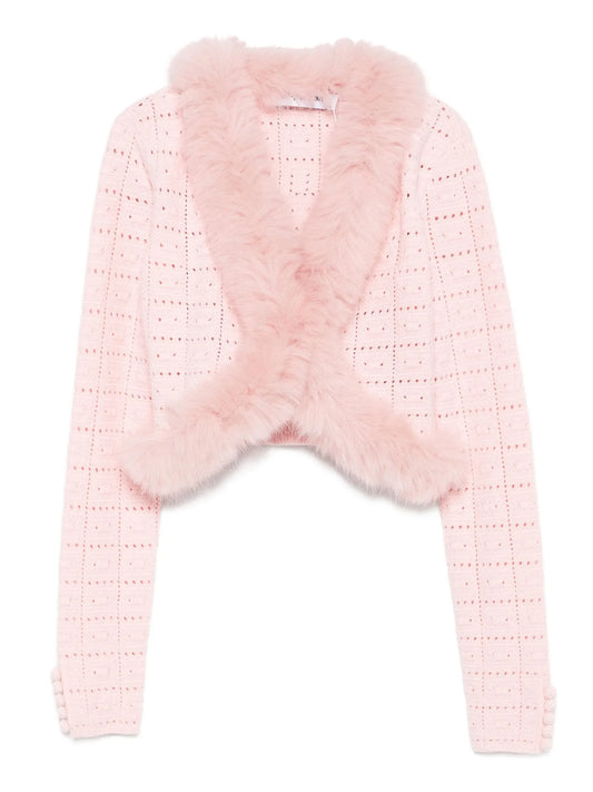 cotton blend cardigan