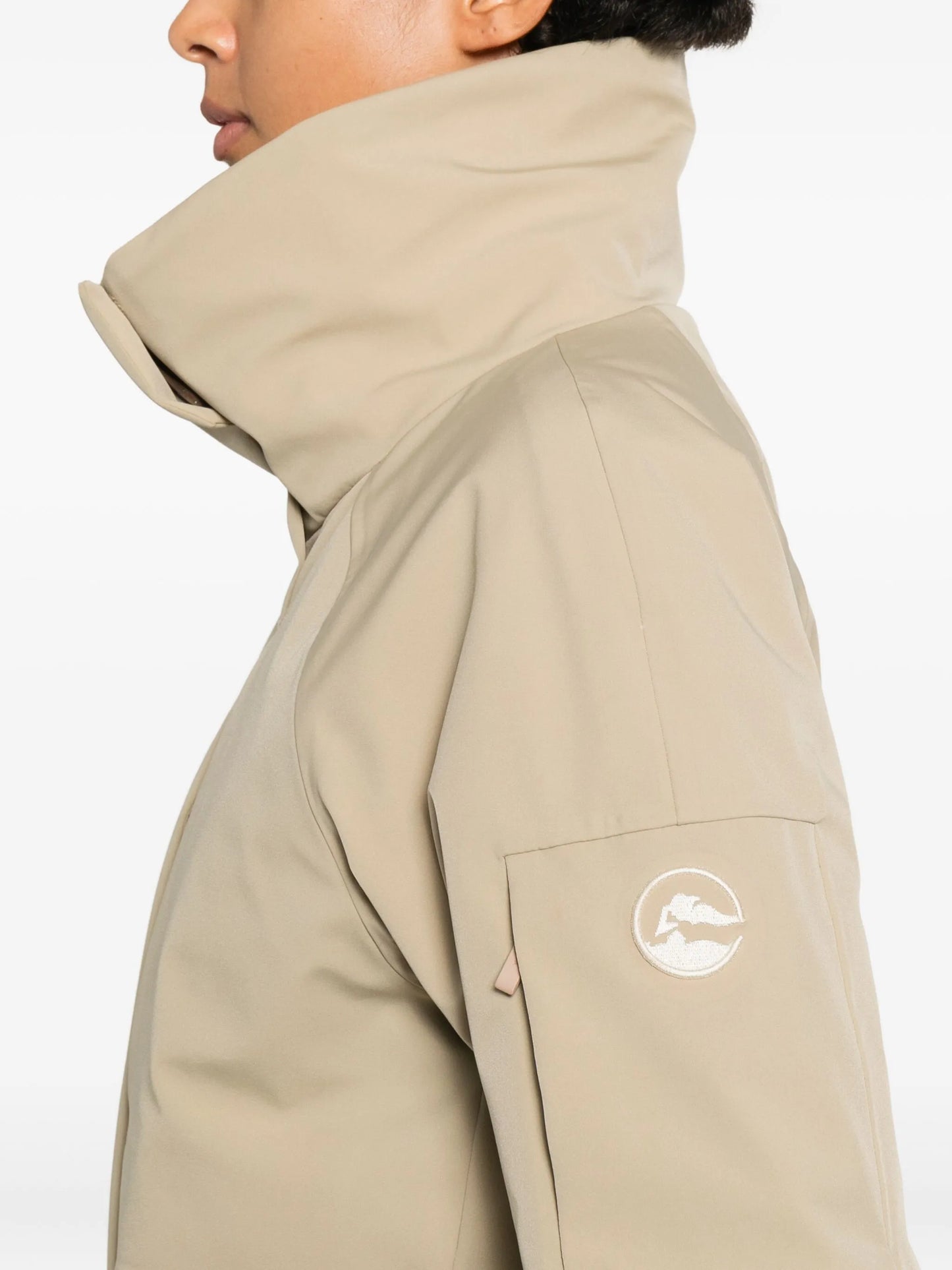belted ski suit