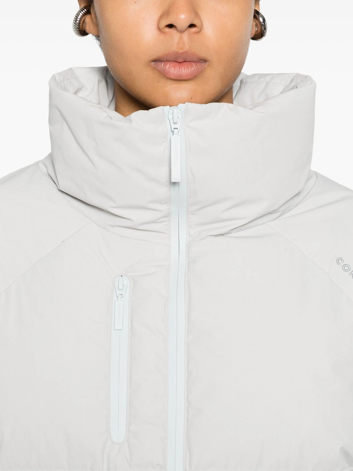 Cortina zip puffer ski jacket