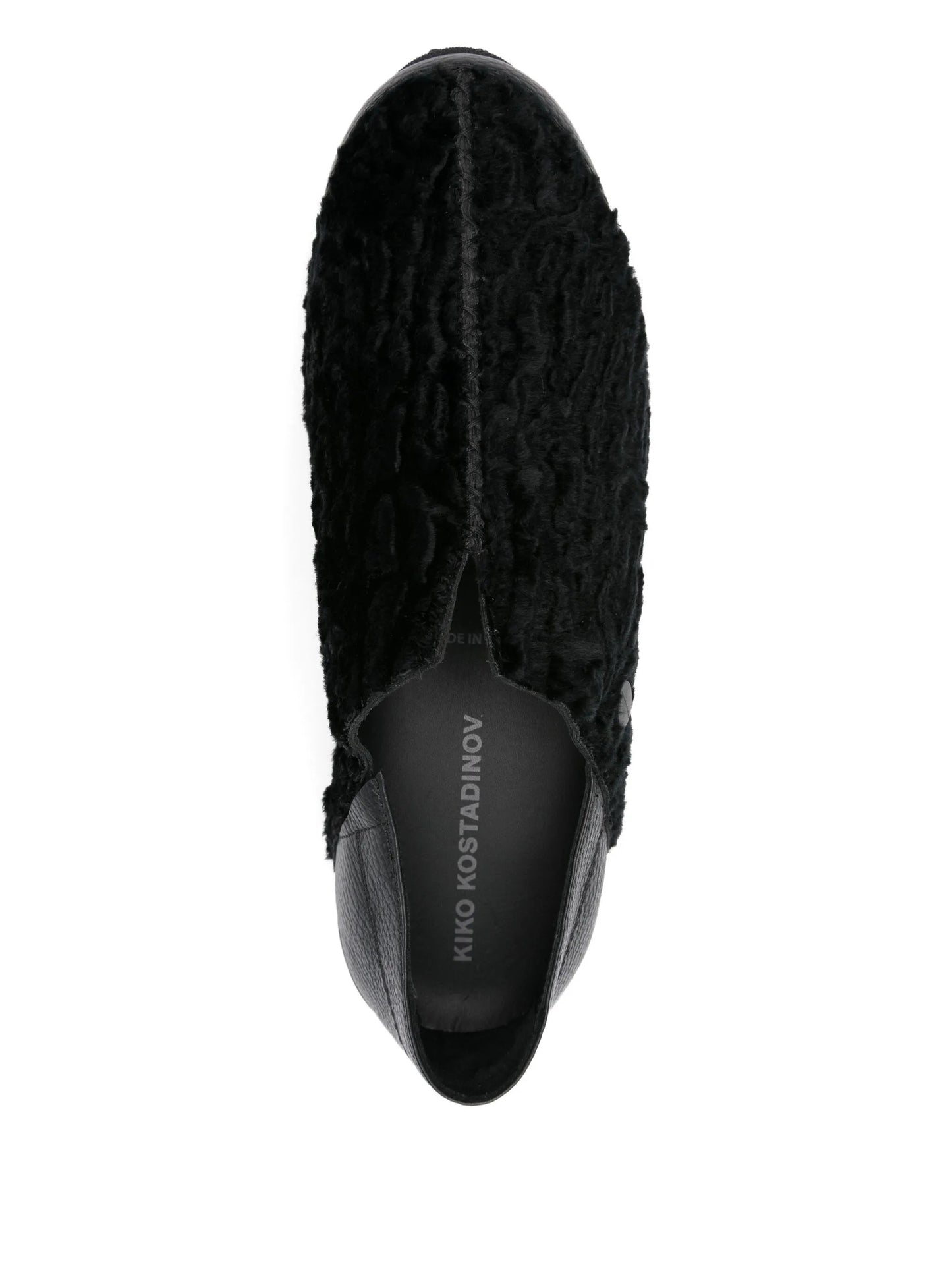 Vig textured slip-on loafers