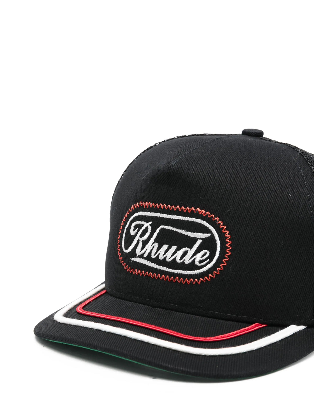 logo-patch trucker hat