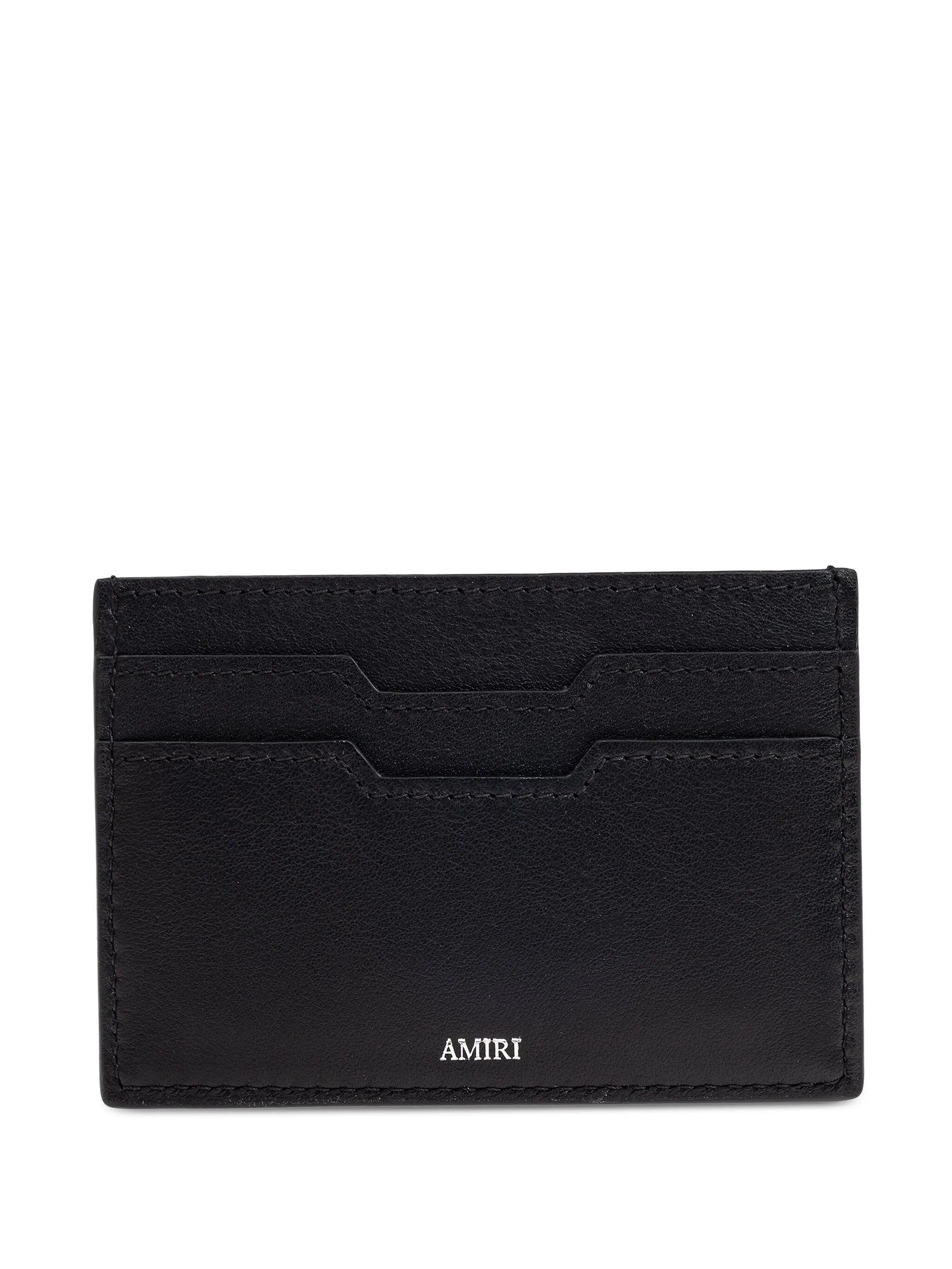 logo-embellished cardholder
