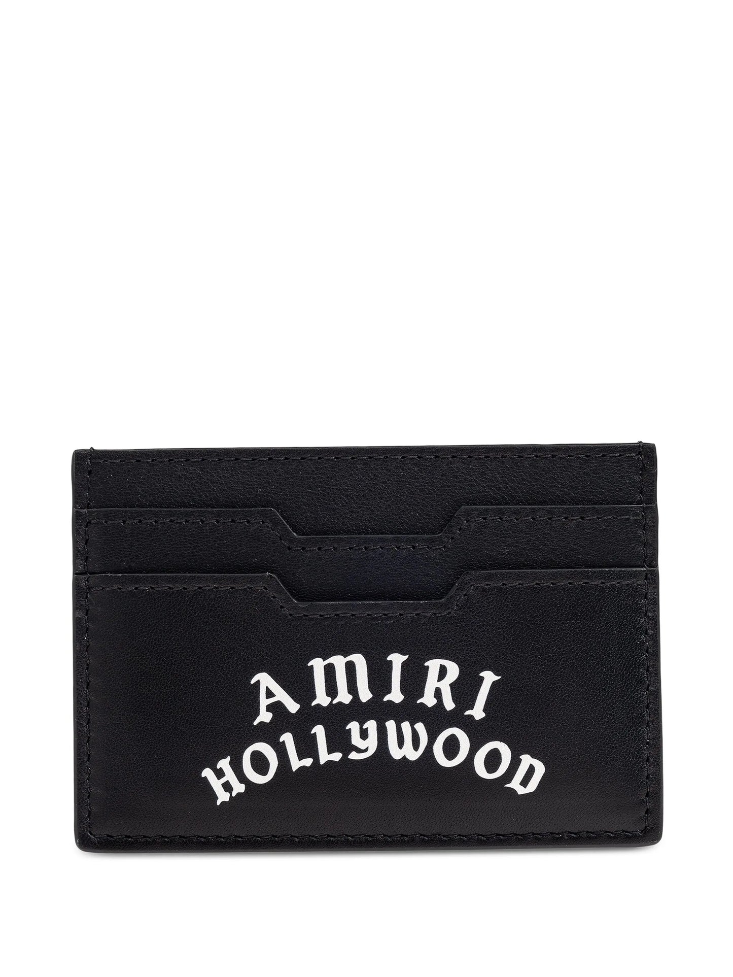 logo-embellished cardholder