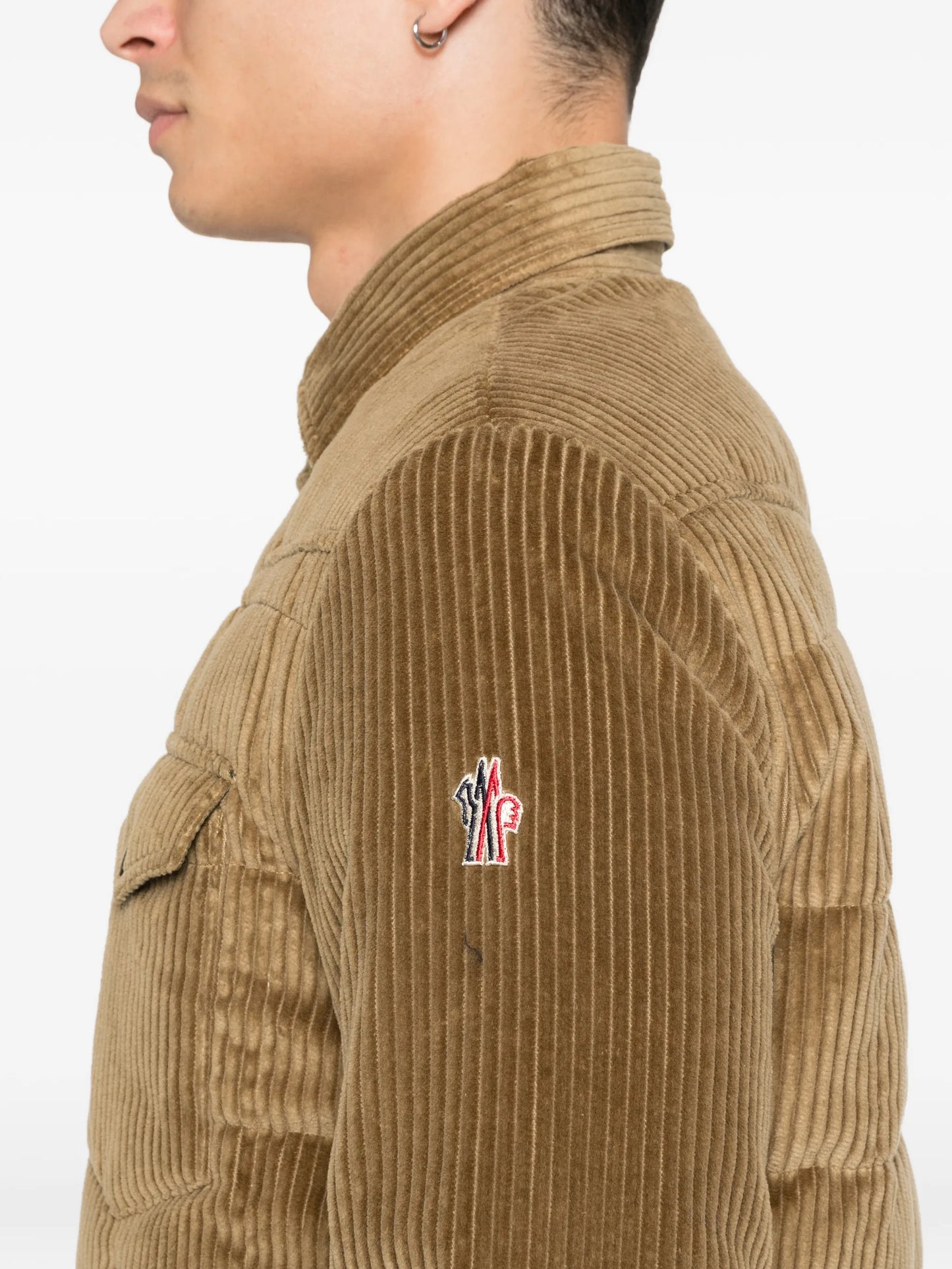 Gelt corduroy padded shirt jacket