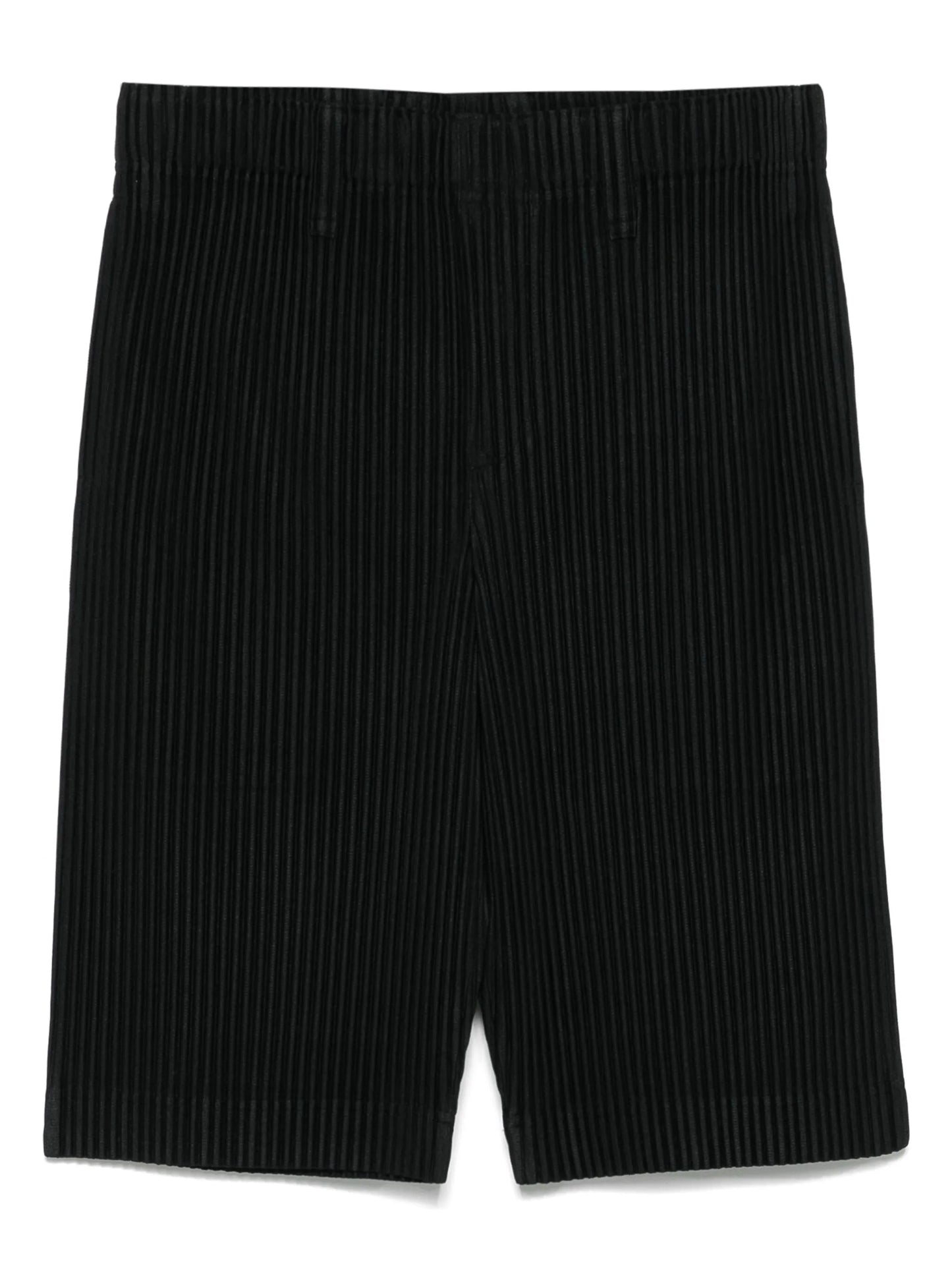 plissé shorts