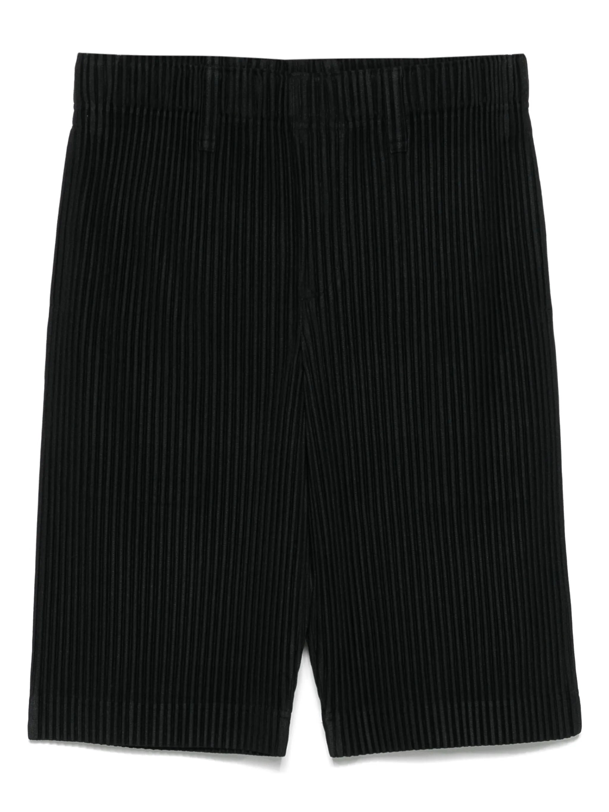 plissé shorts