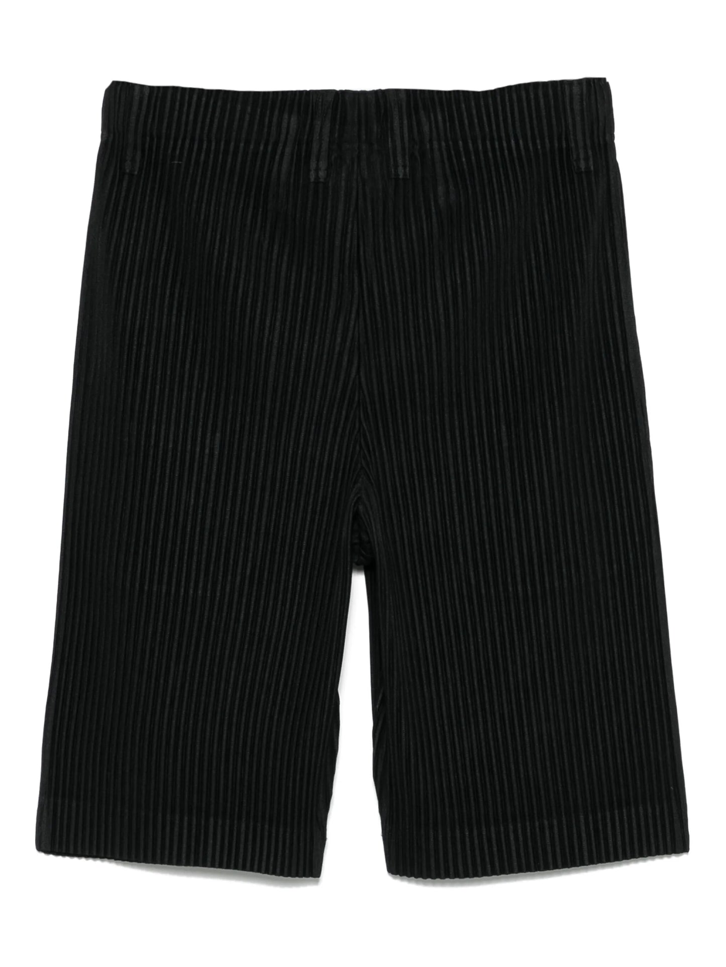 plissé shorts