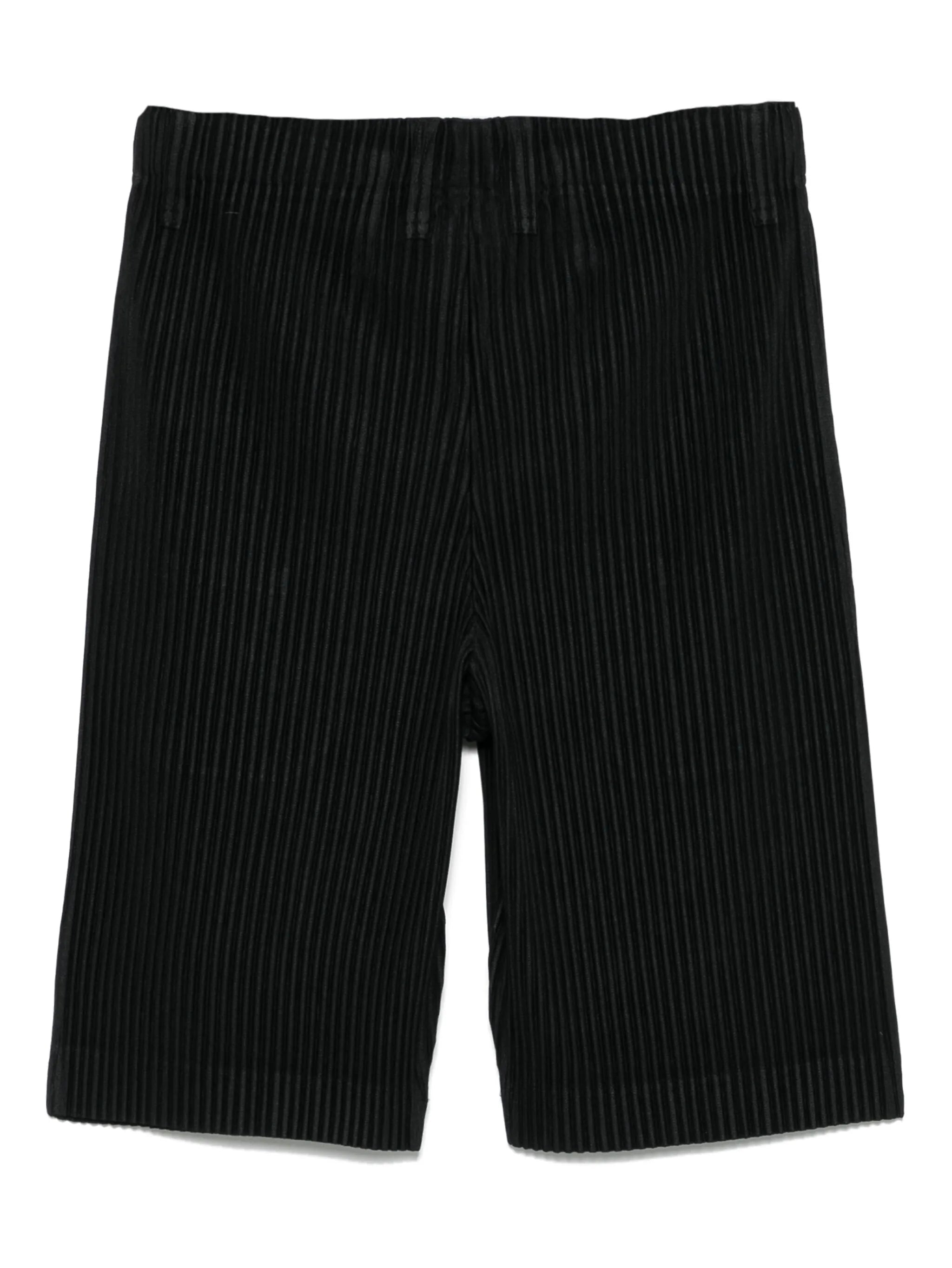 plissé shorts