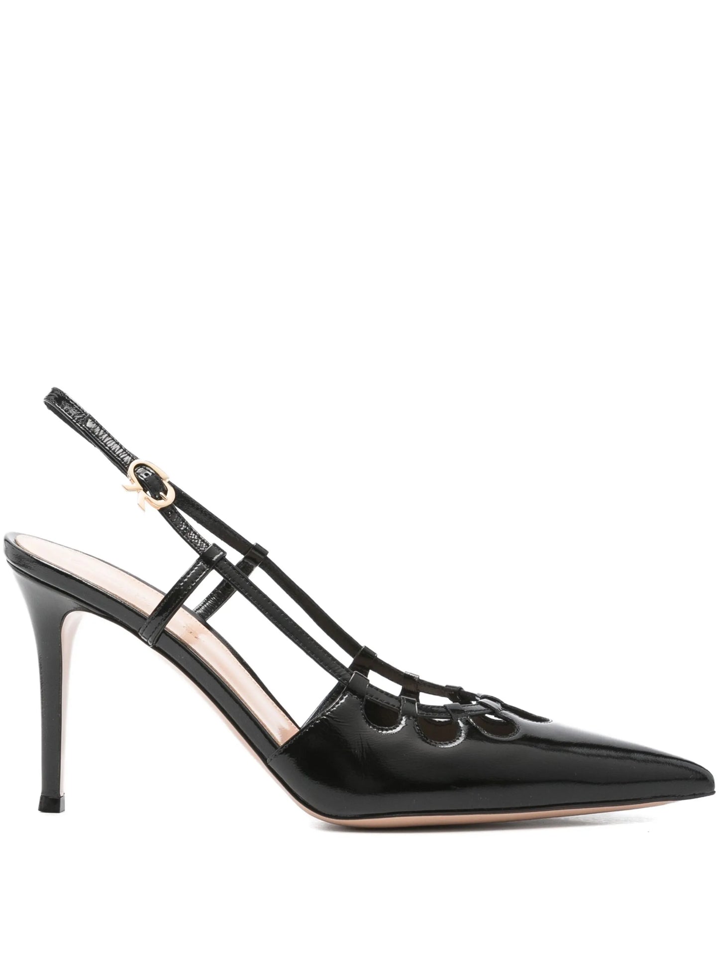90mm slingback cut-out pumps