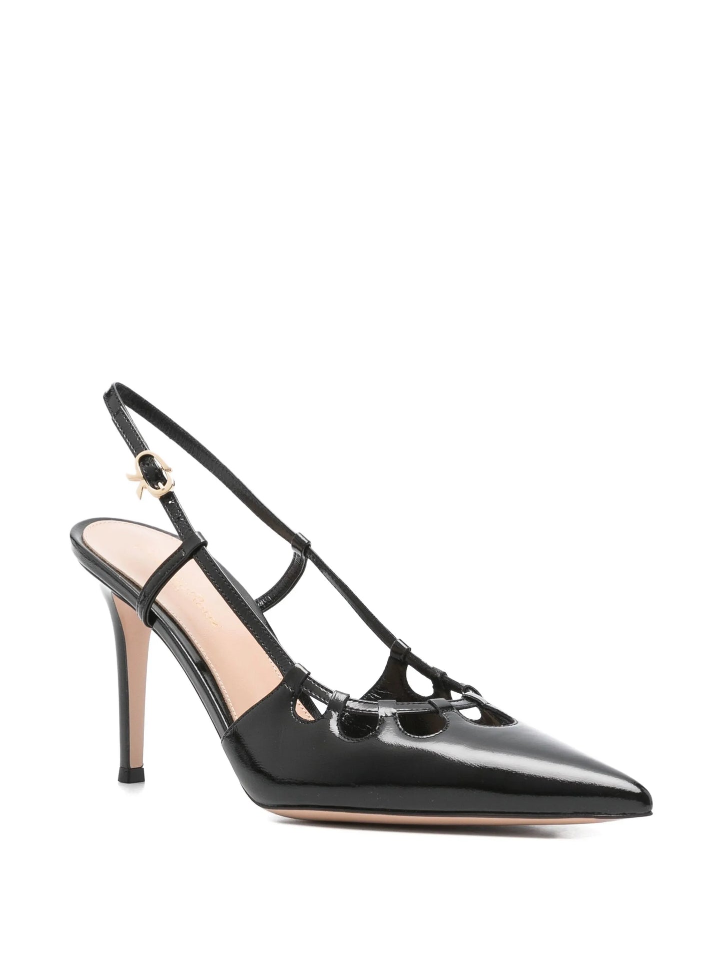 90mm slingback cut-out pumps