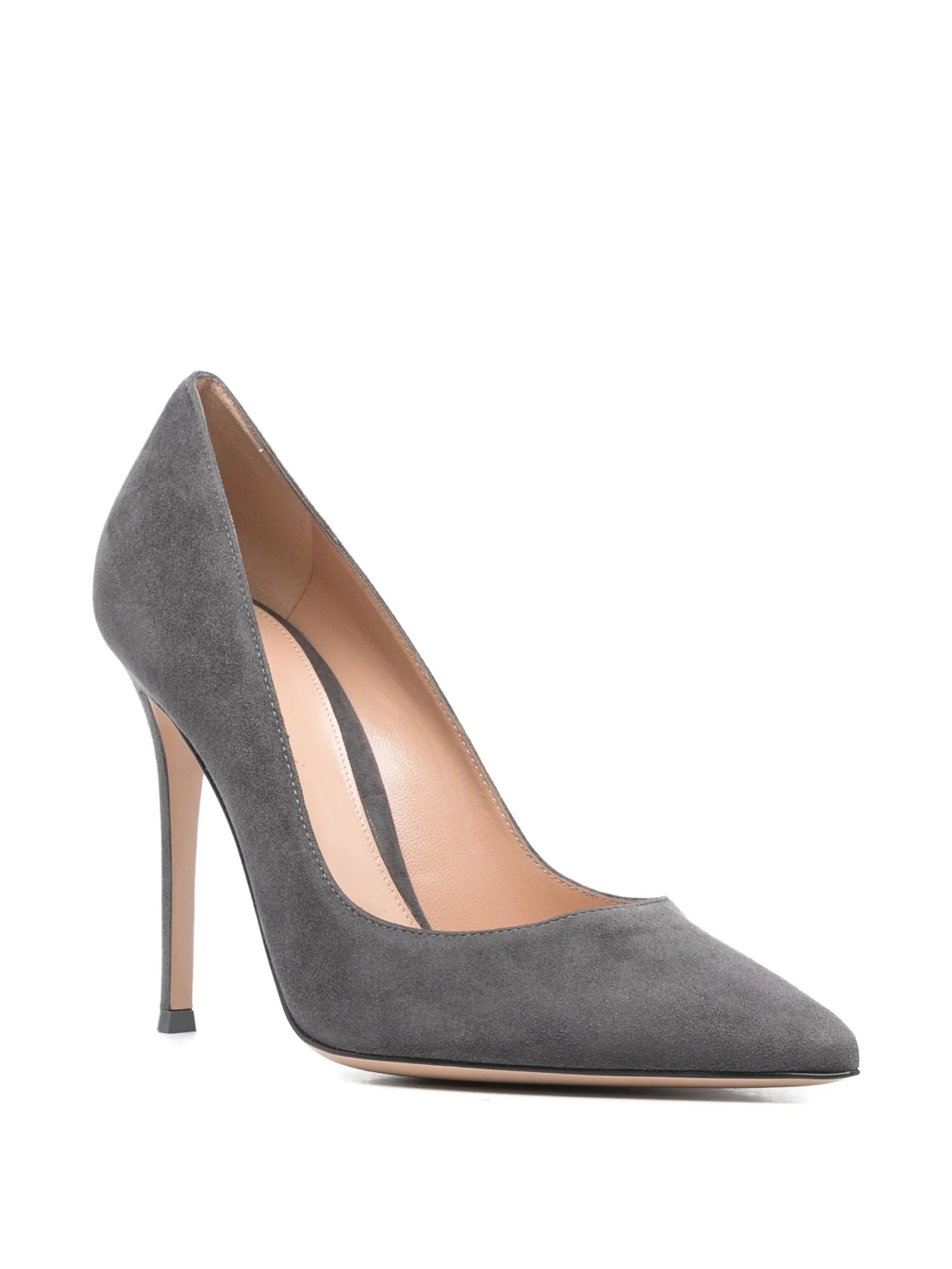110mm suede pumps