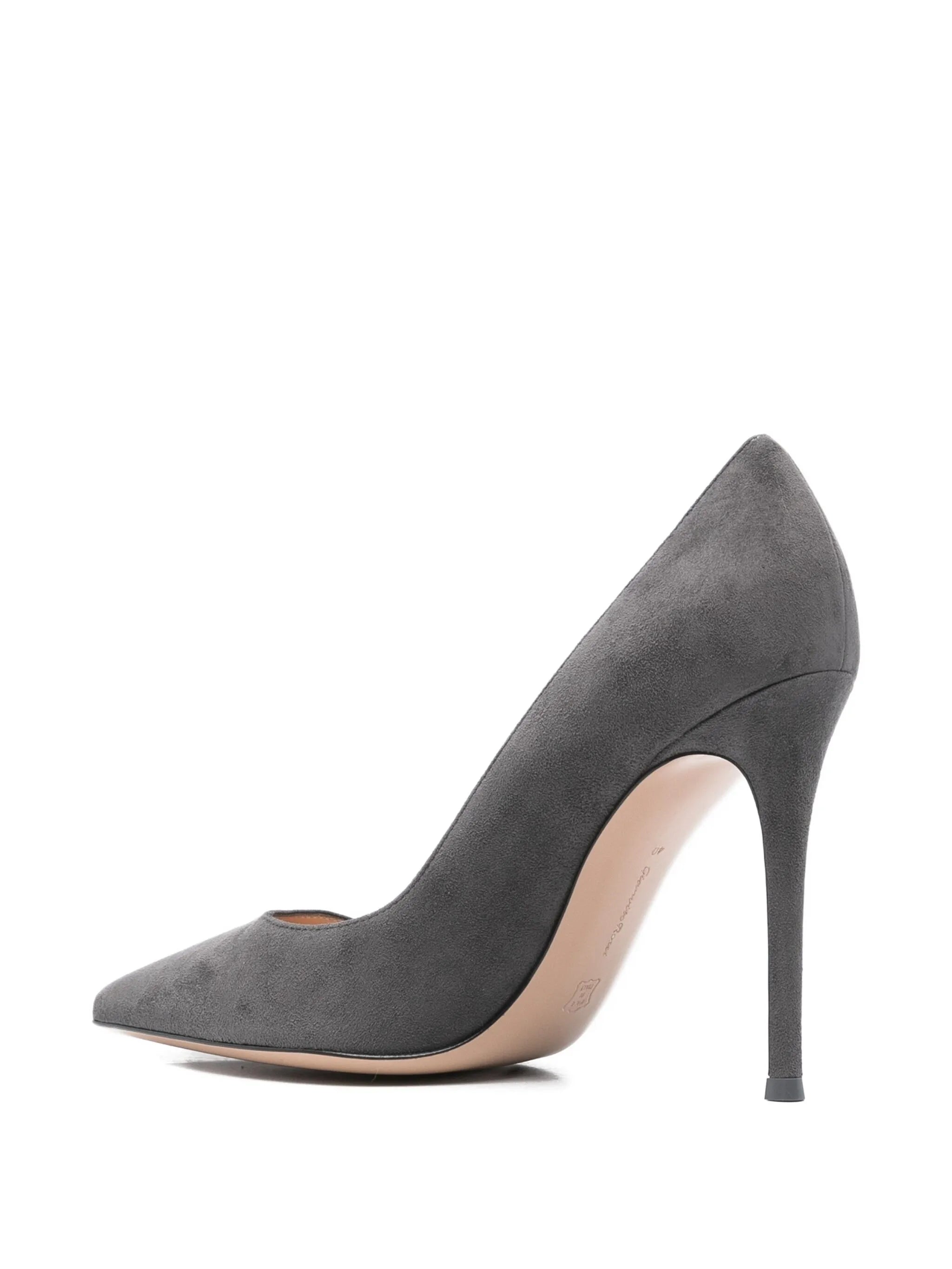 110mm suede pumps