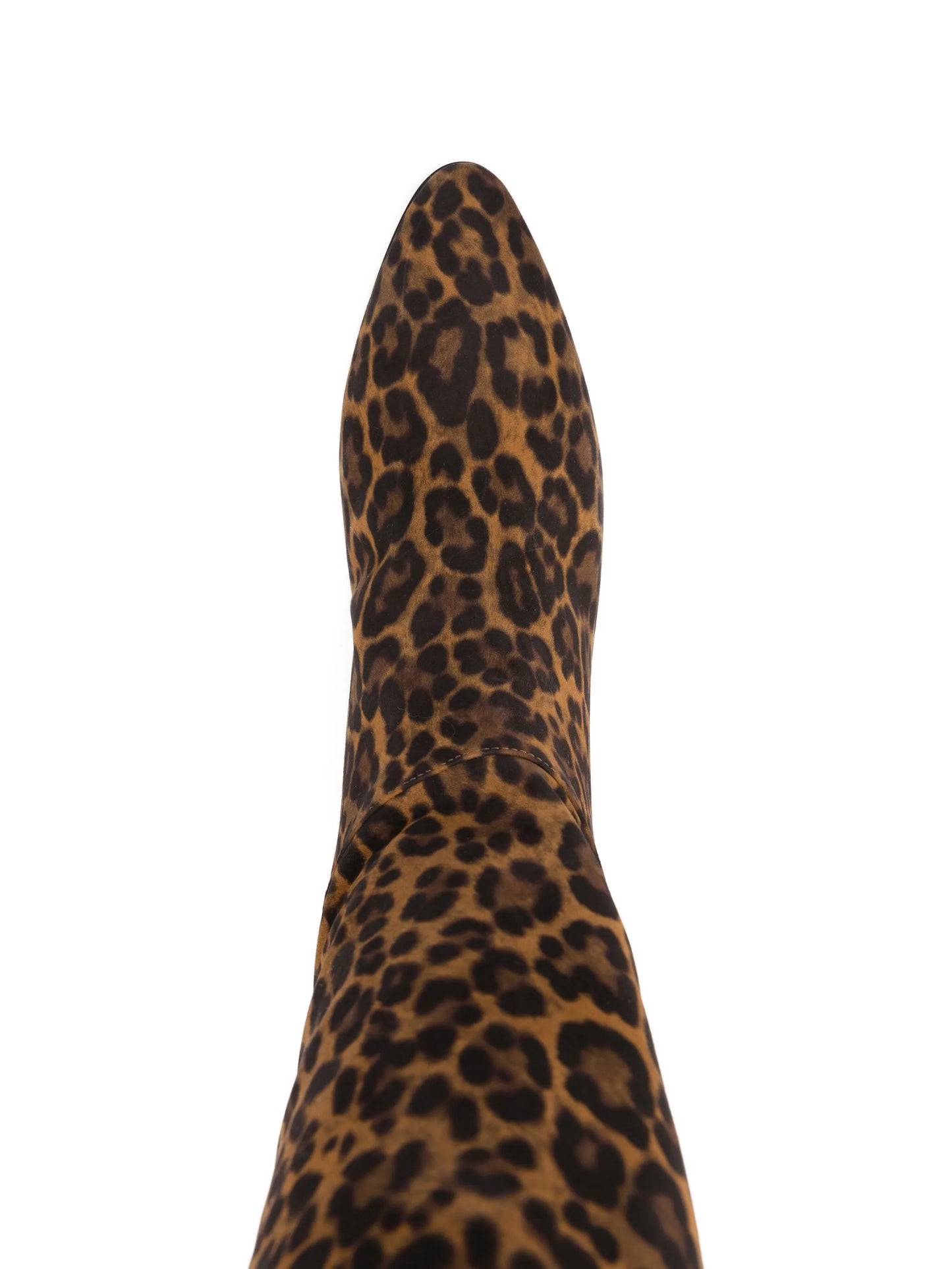 10mm leopard-print calf-leather boots