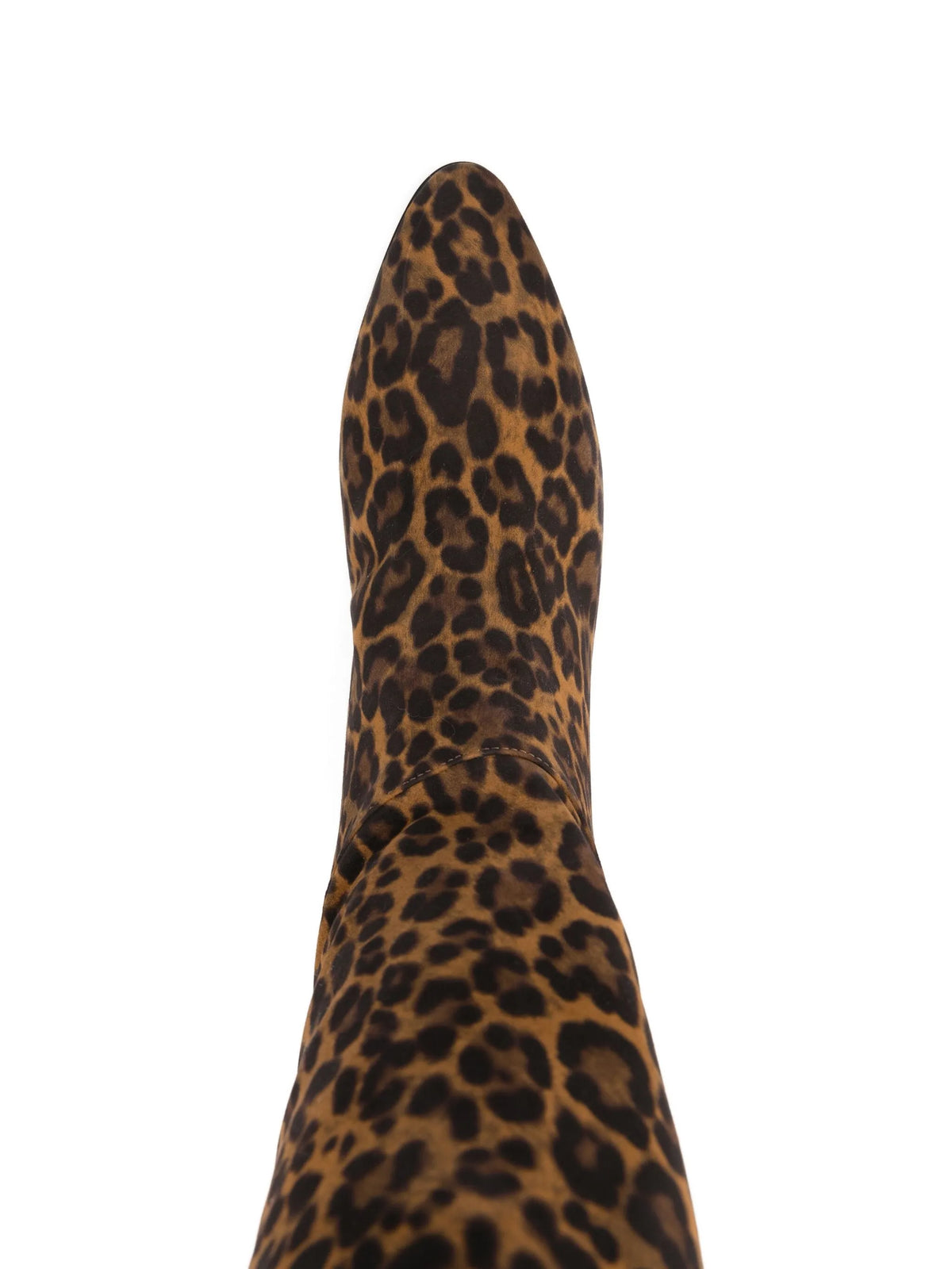 10mm leopard-print calf-leather boots