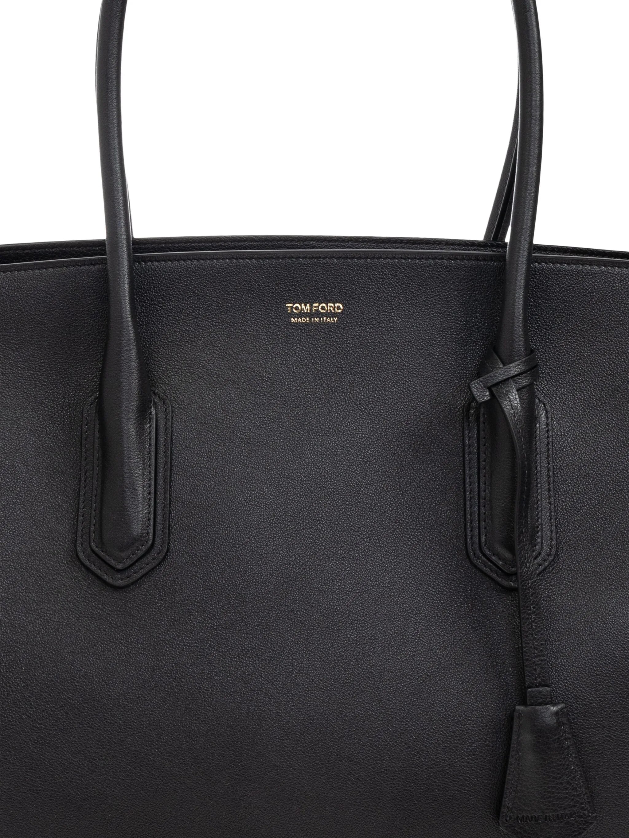structured tote bag