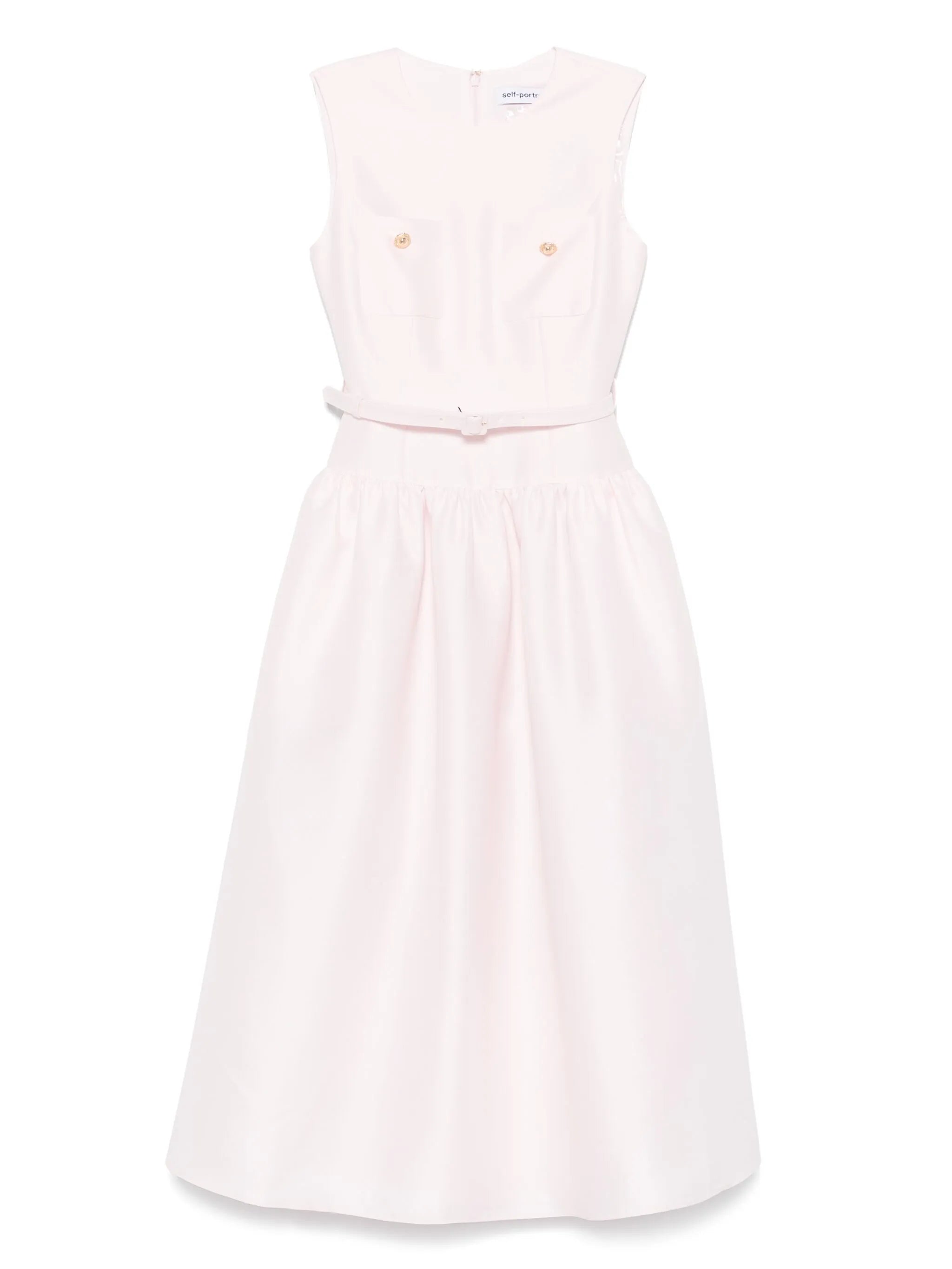taffeta midi dress