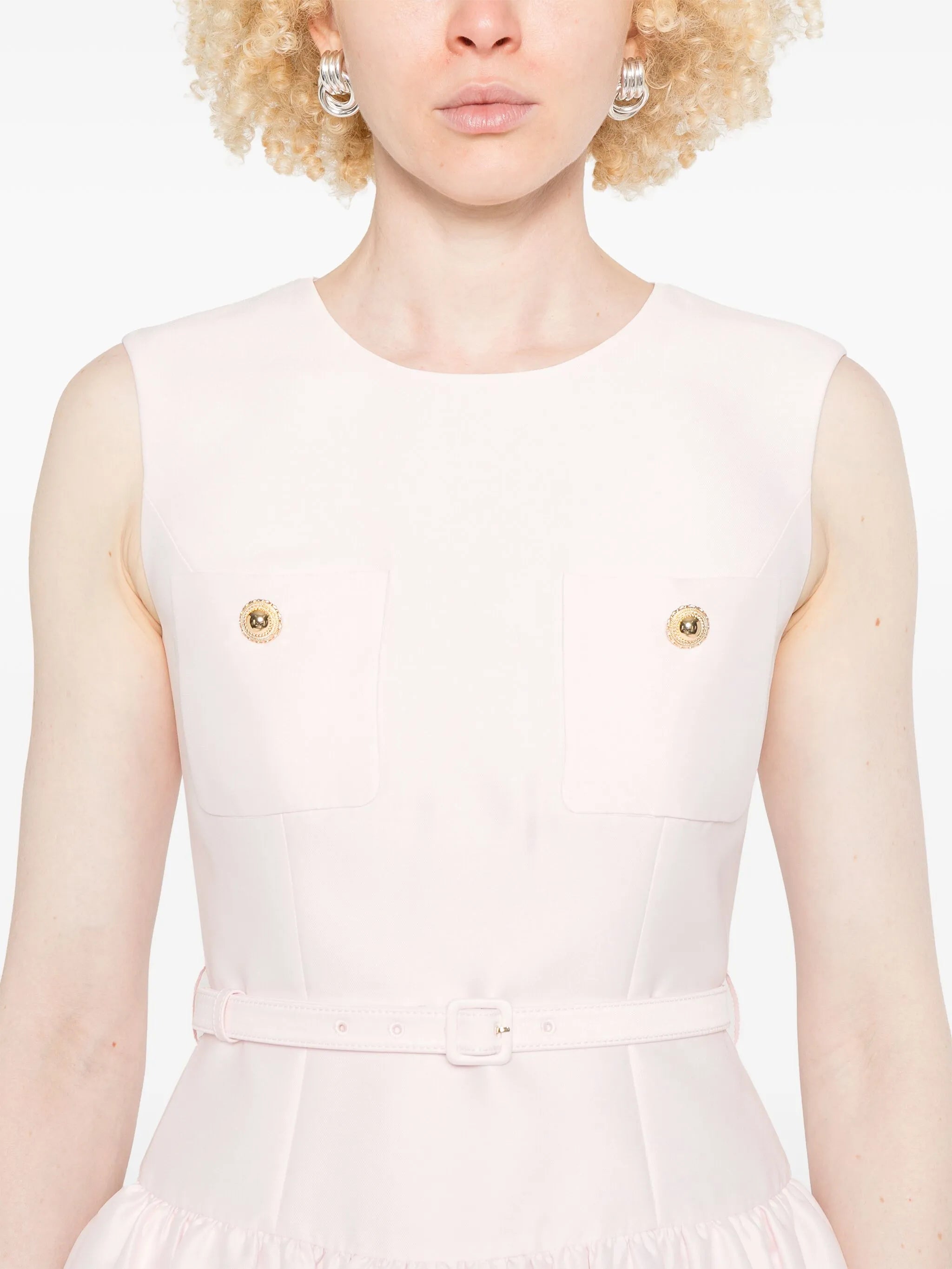 taffeta midi dress
