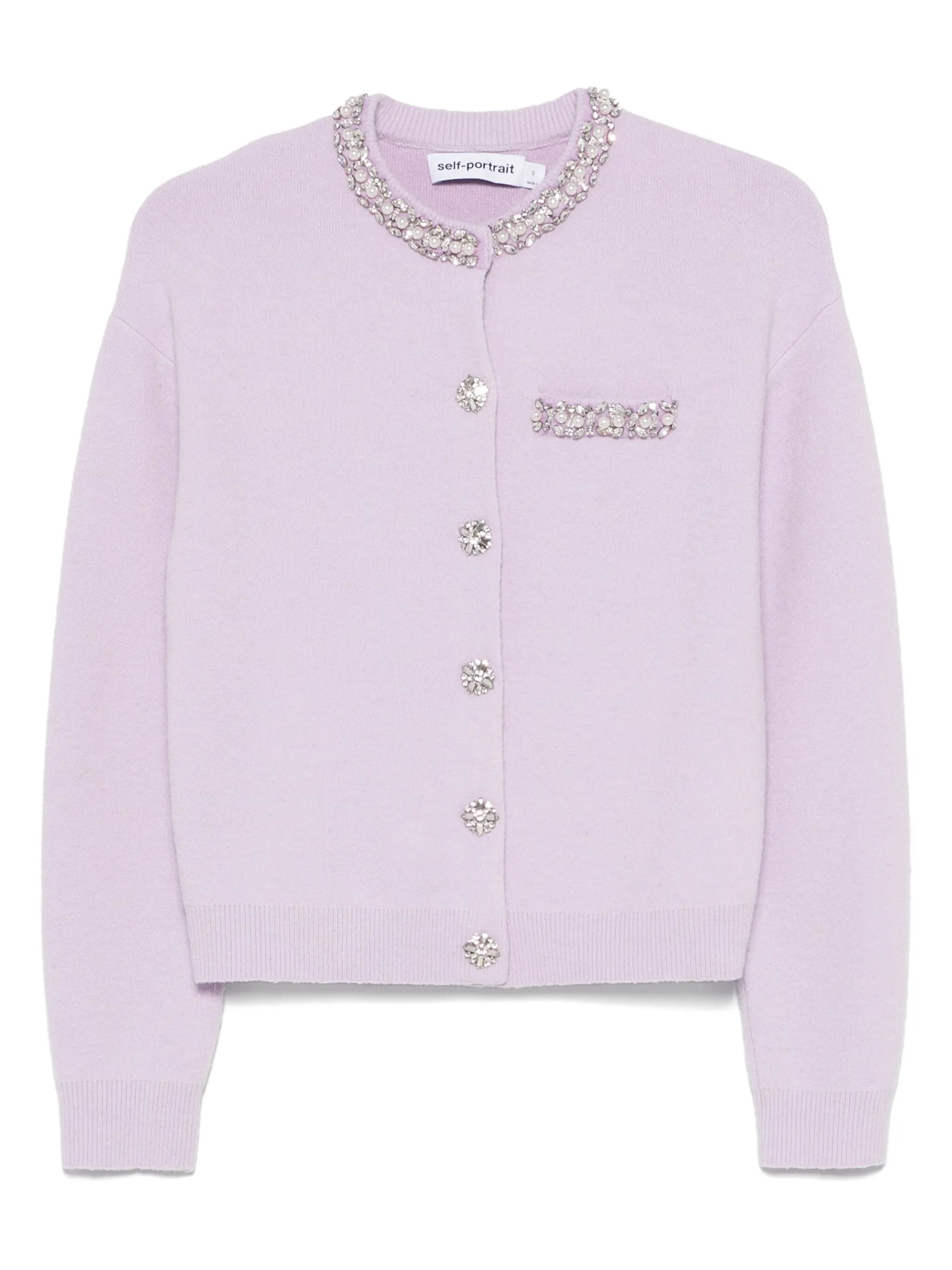 crystal-embellished cardigan