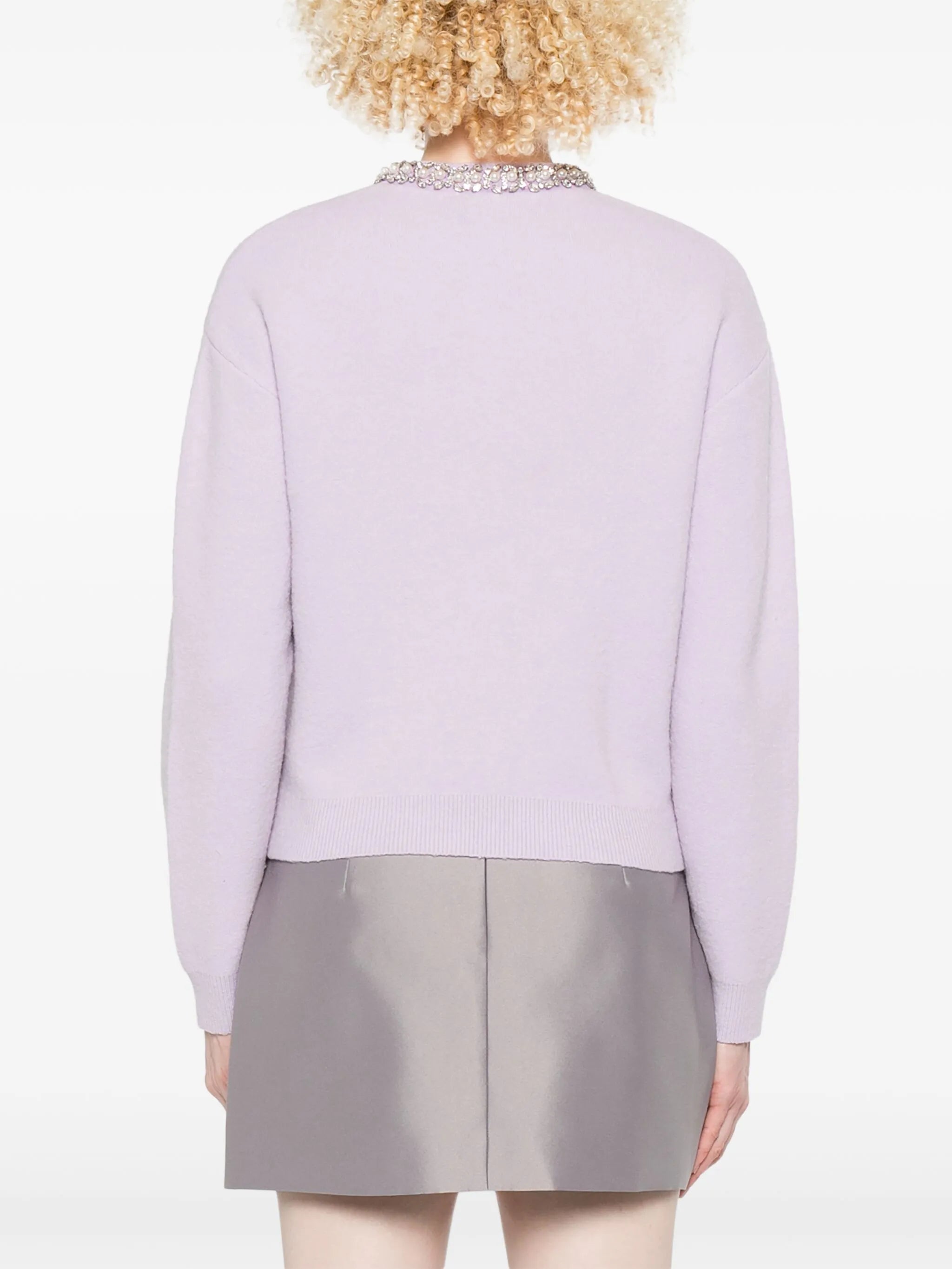 crystal-embellished cardigan