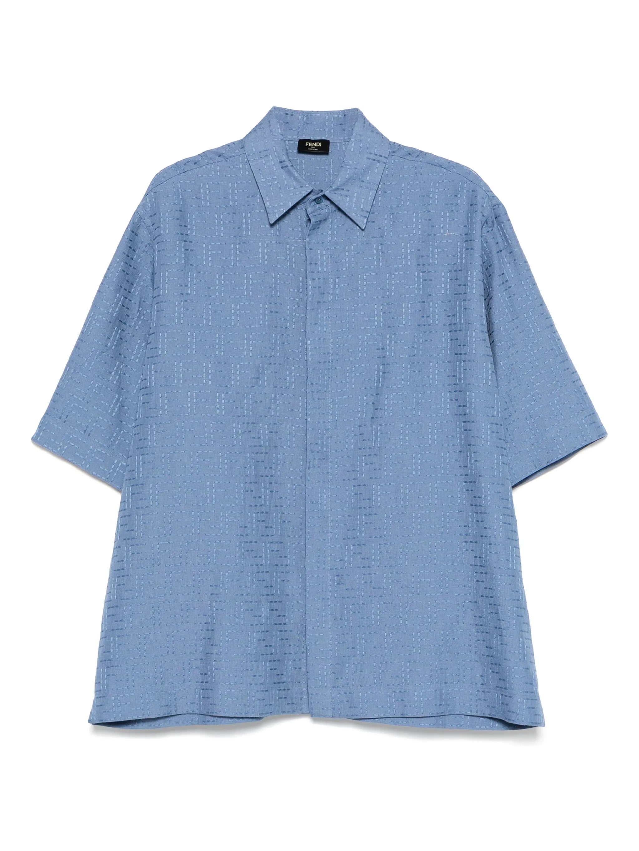 textured-finish shirt