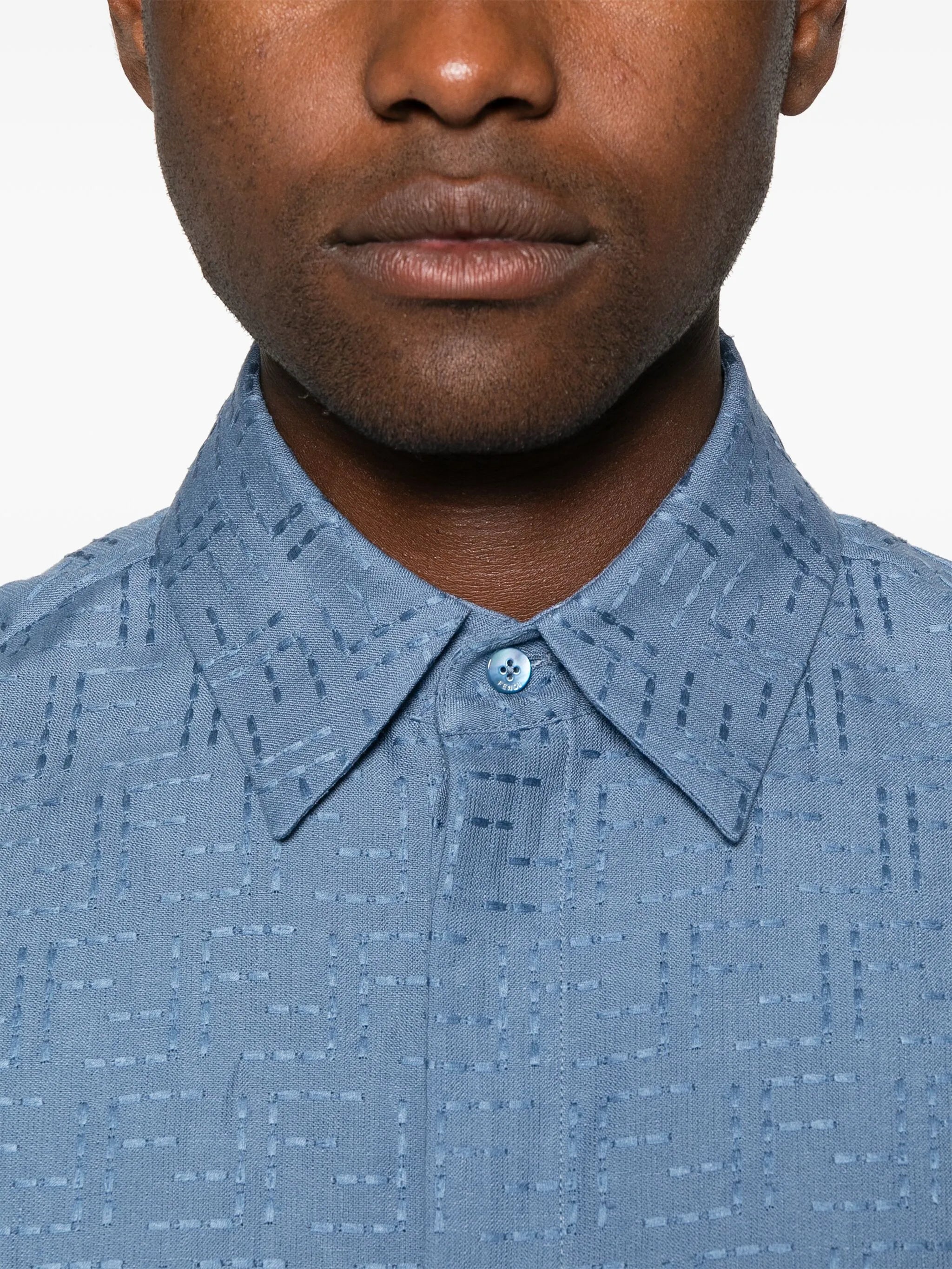 textured-finish shirt