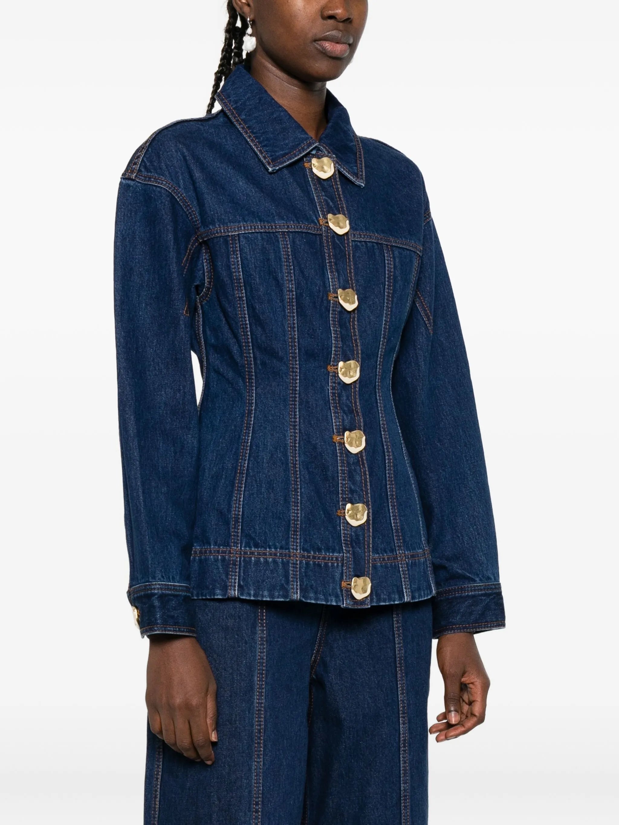 Gianna buttoned-up denim shirt