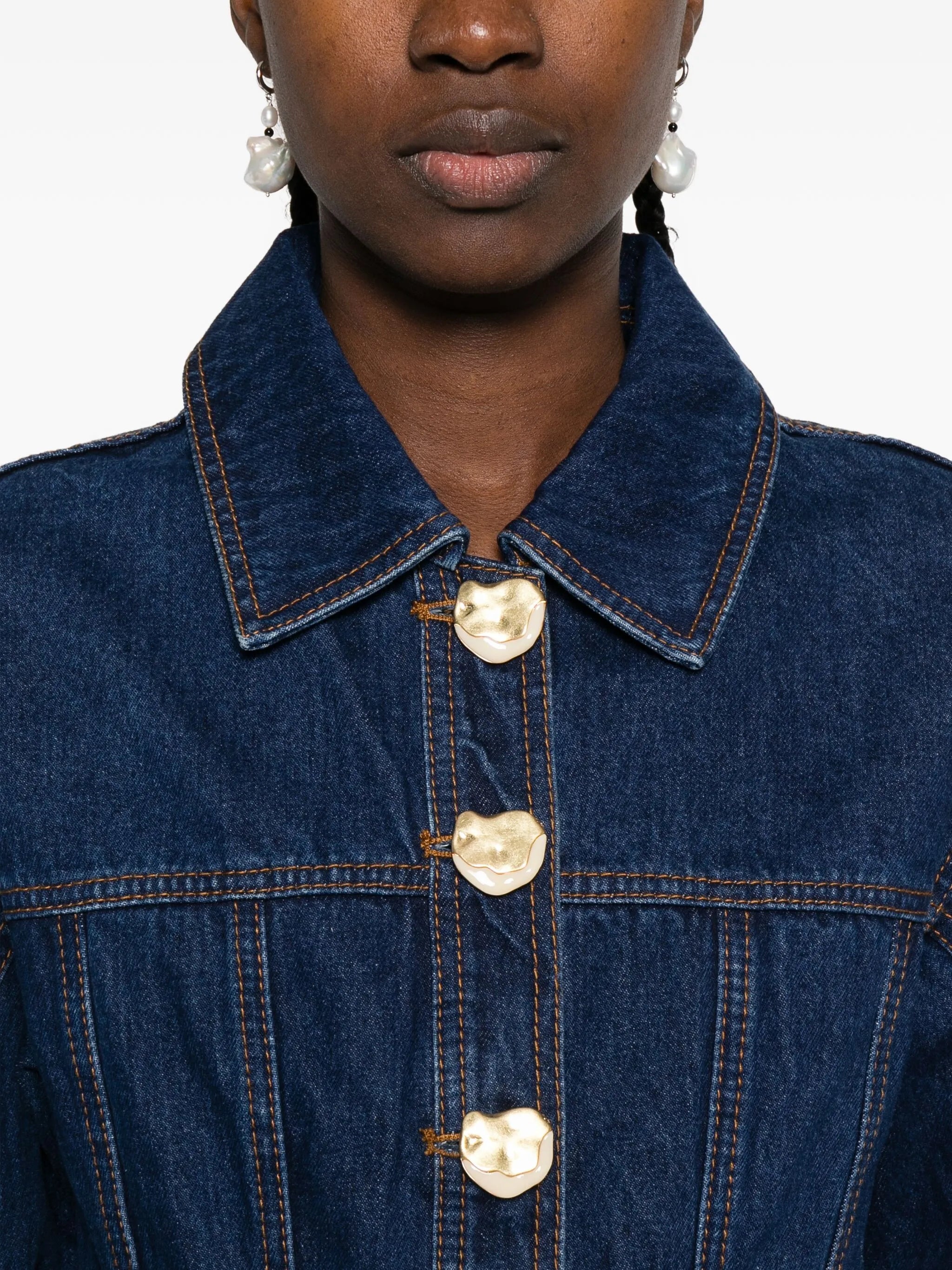 Gianna buttoned-up denim shirt