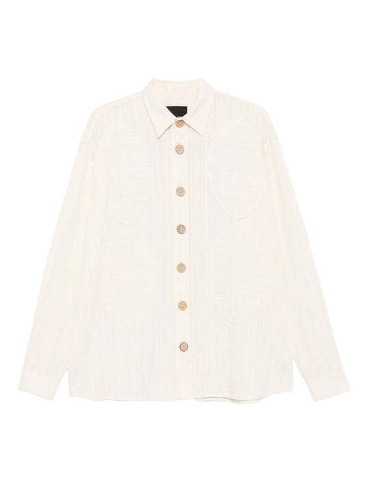 cut-out button shirt