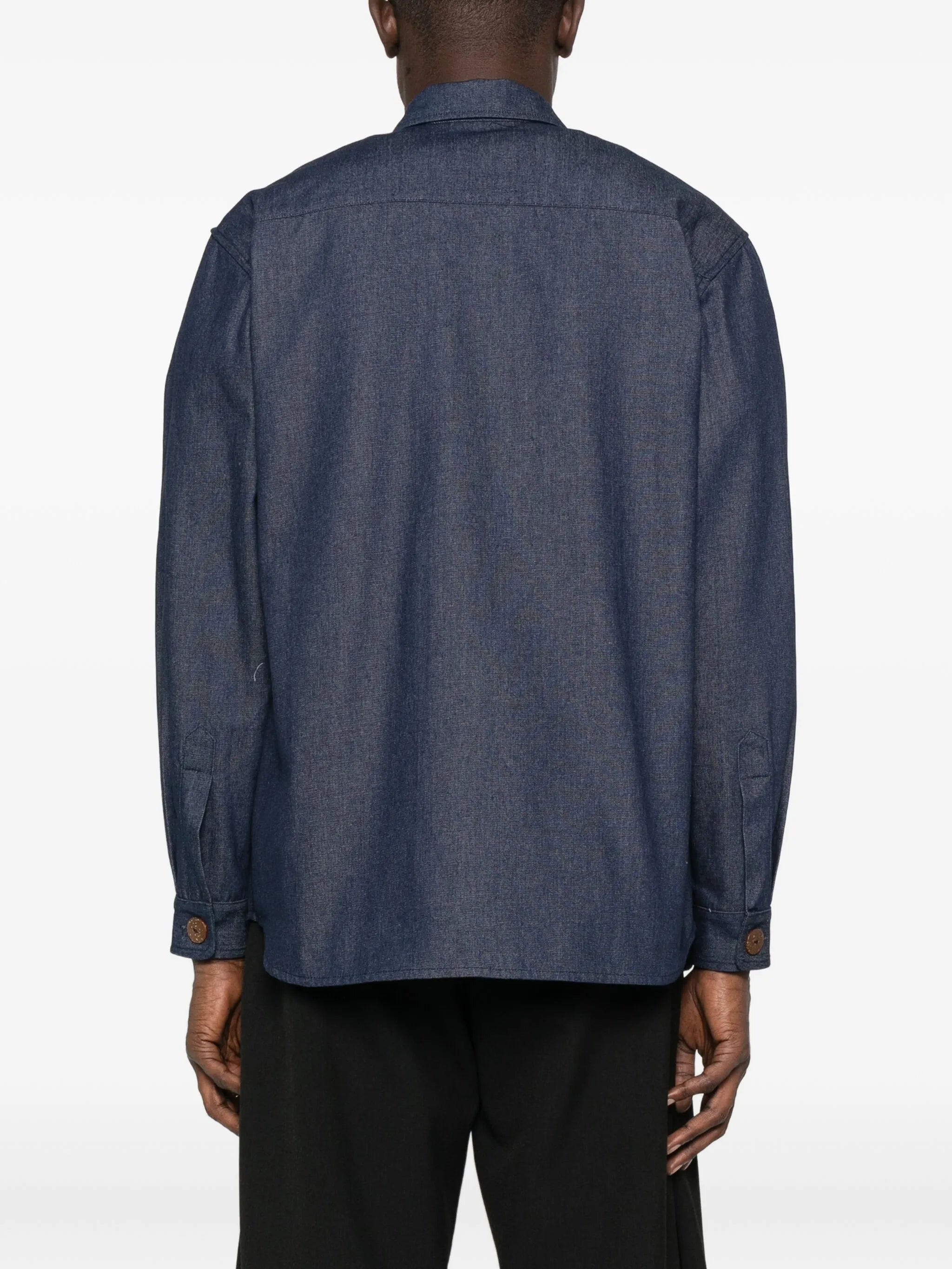 Olokun Flower denim shirt