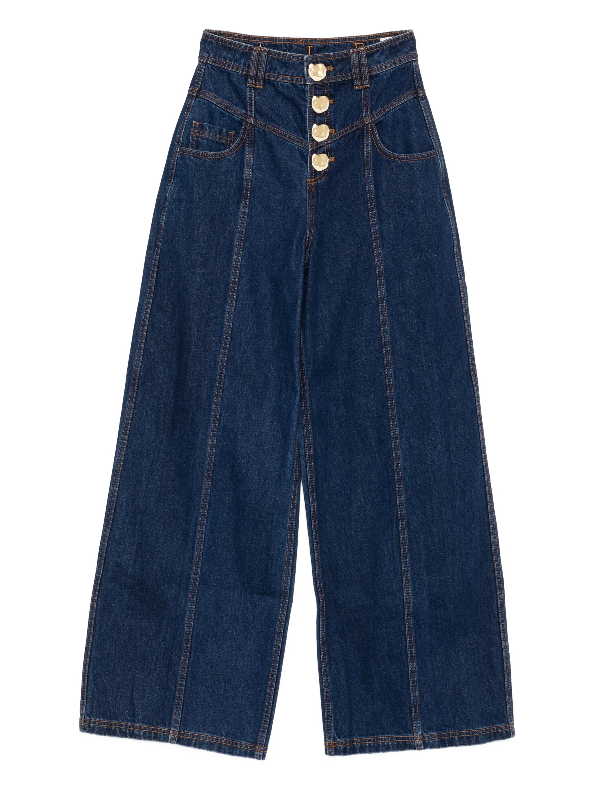 Genesis buttoned panelled jeans