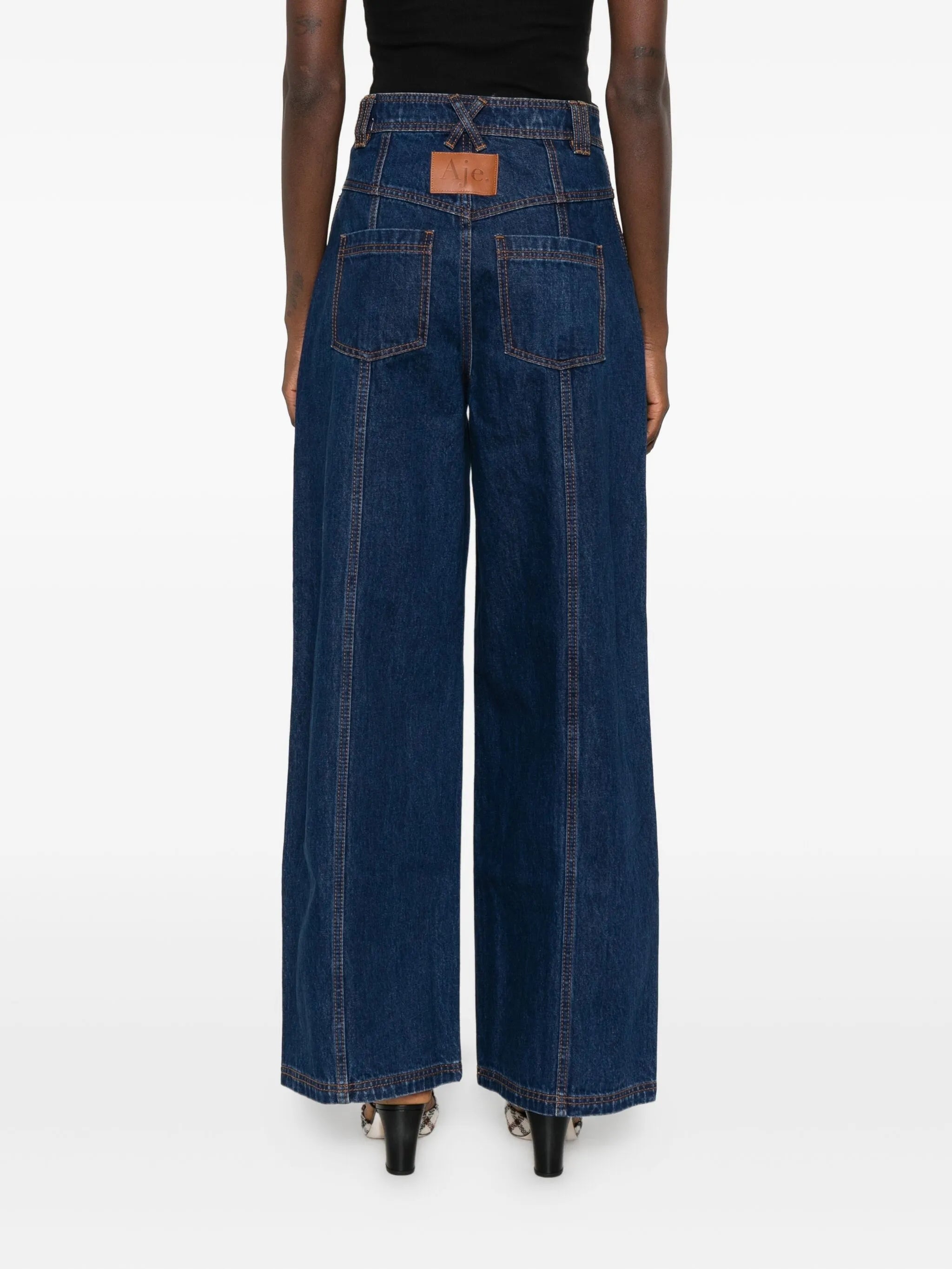 Genesis buttoned panelled jeans