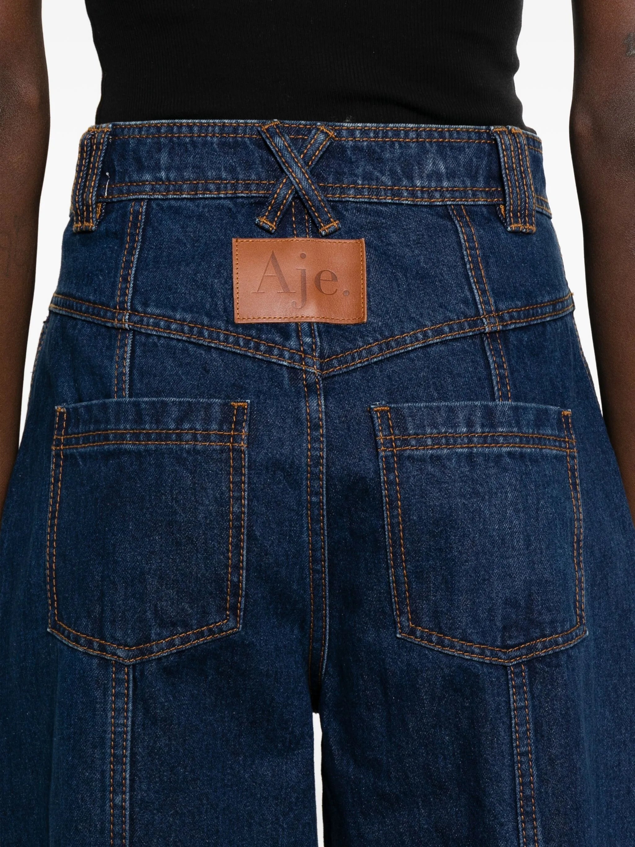 Genesis buttoned panelled jeans