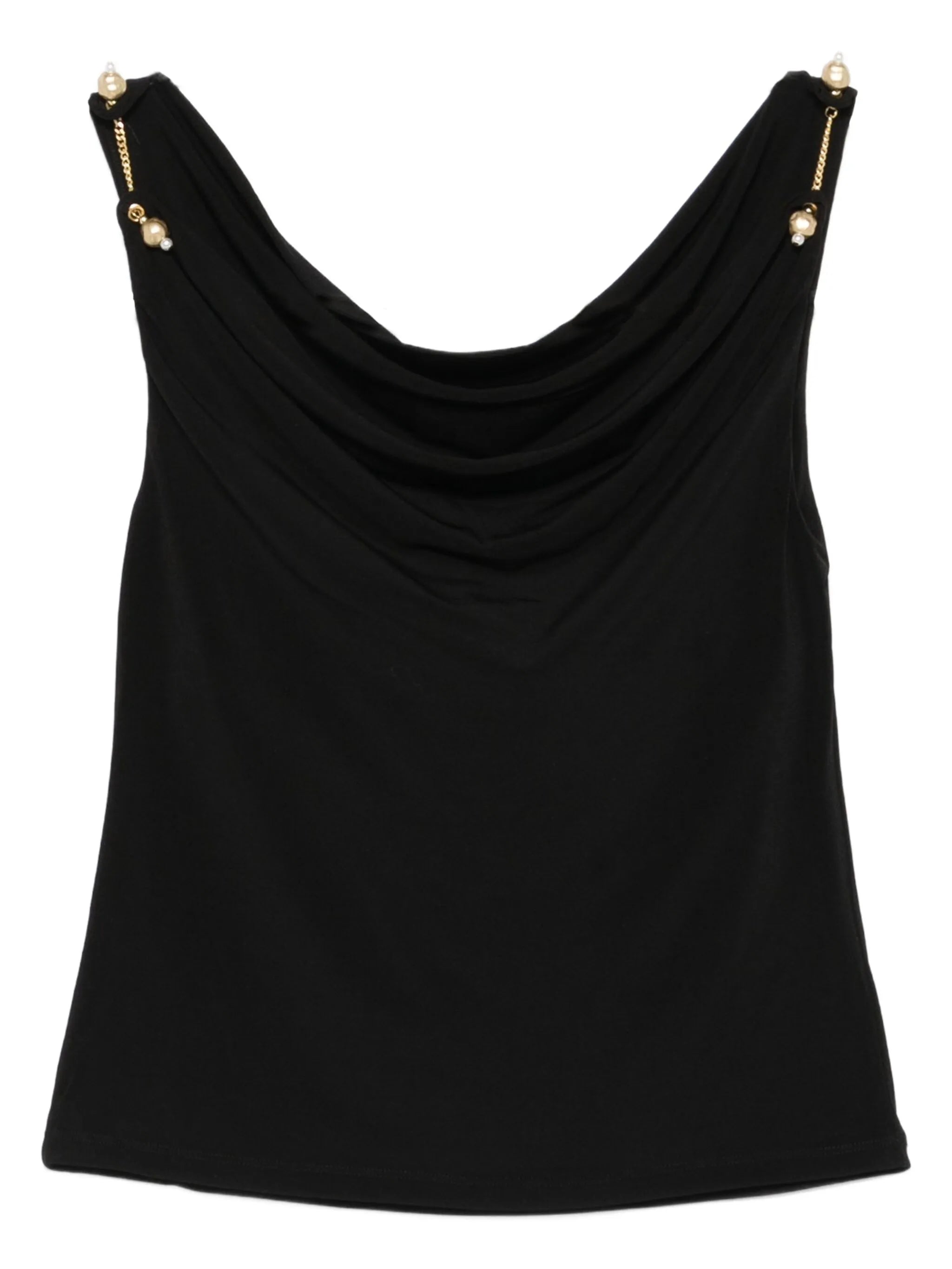 Peyton cowl-neck tank top