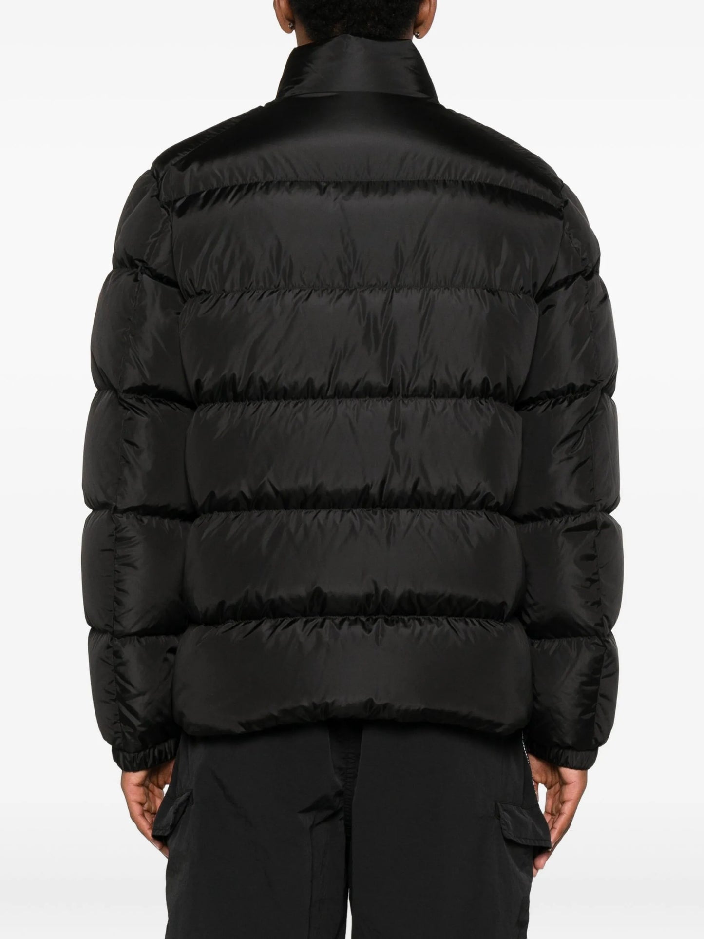 logo-patch padded jacket