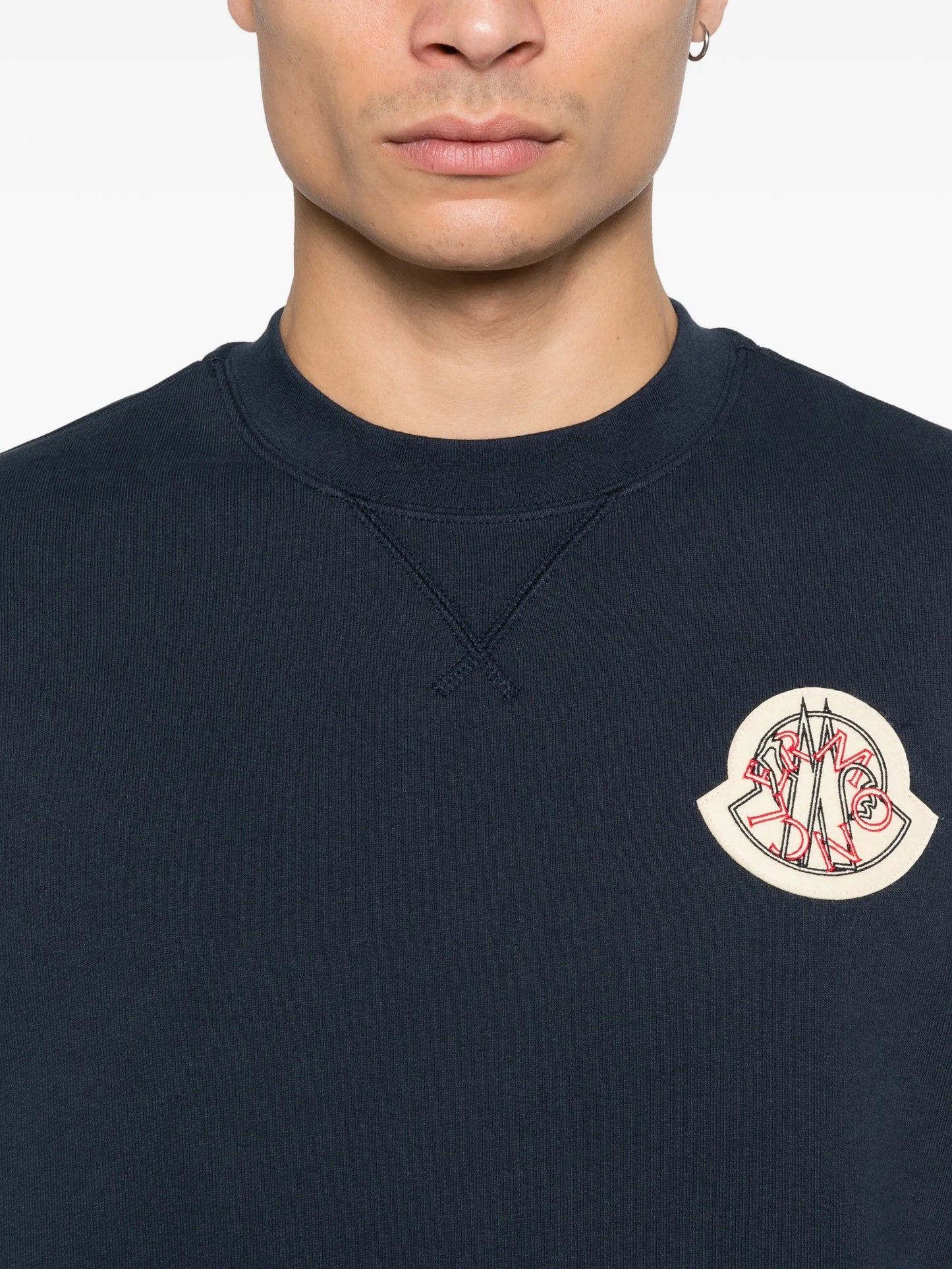 logo-patch sweatshirt