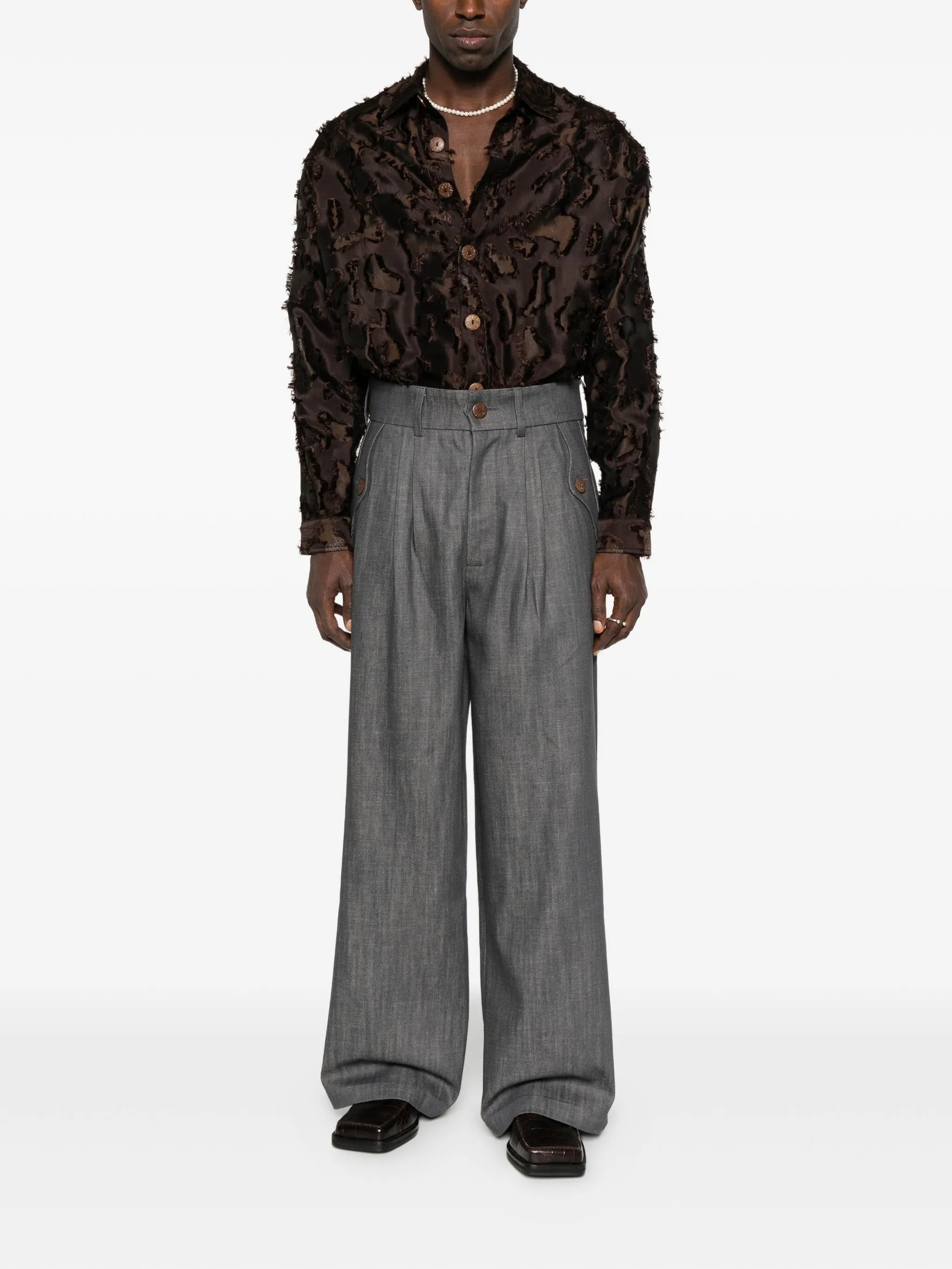 frayed camo shirt