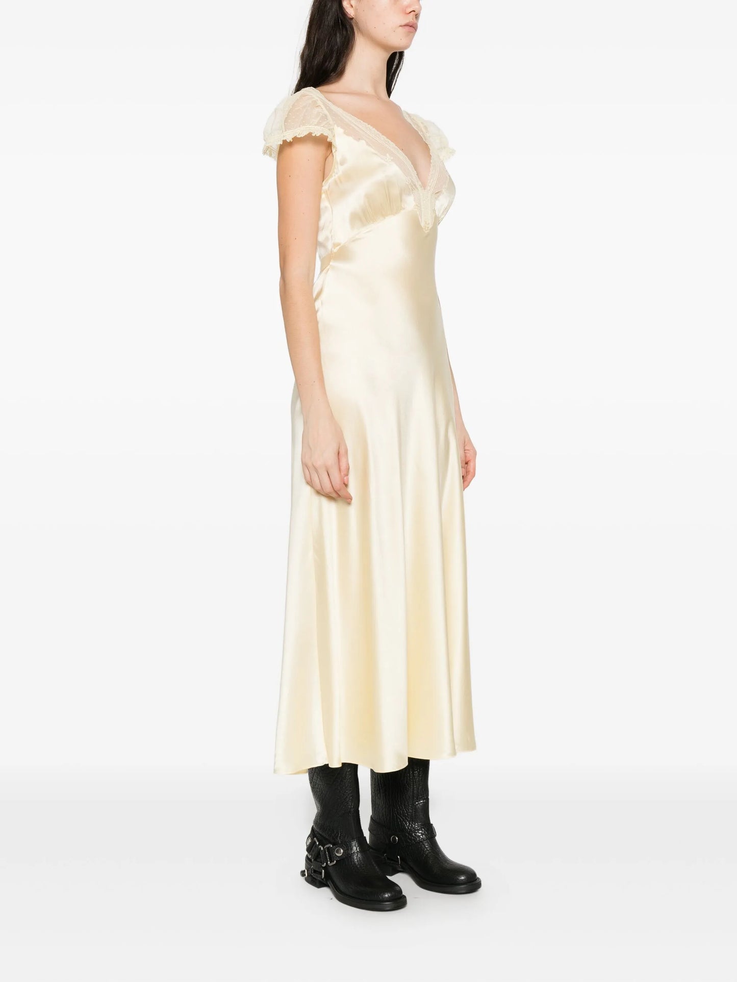 Corelia v-neck midi dress