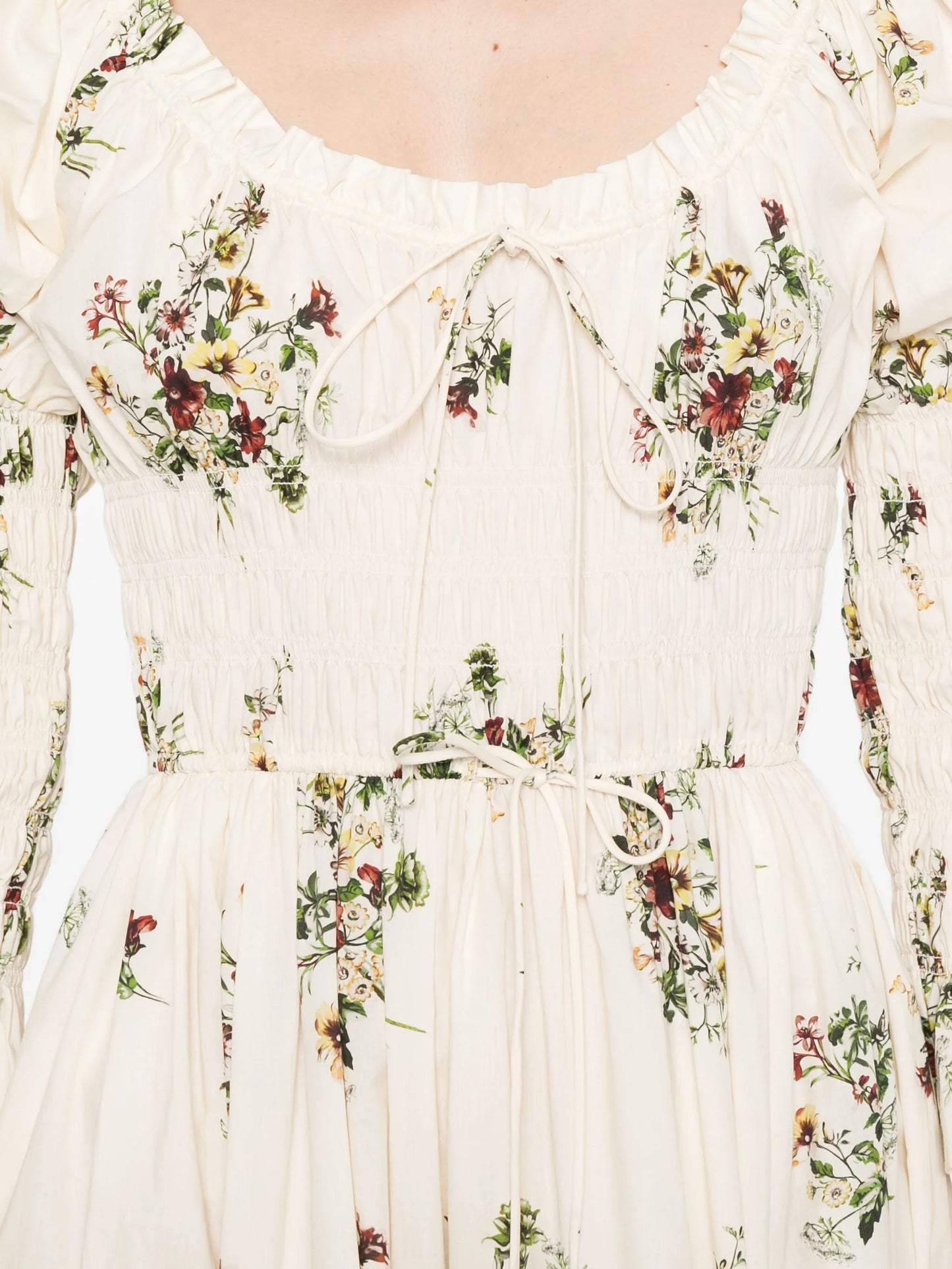 Kaira floral-print midi dress