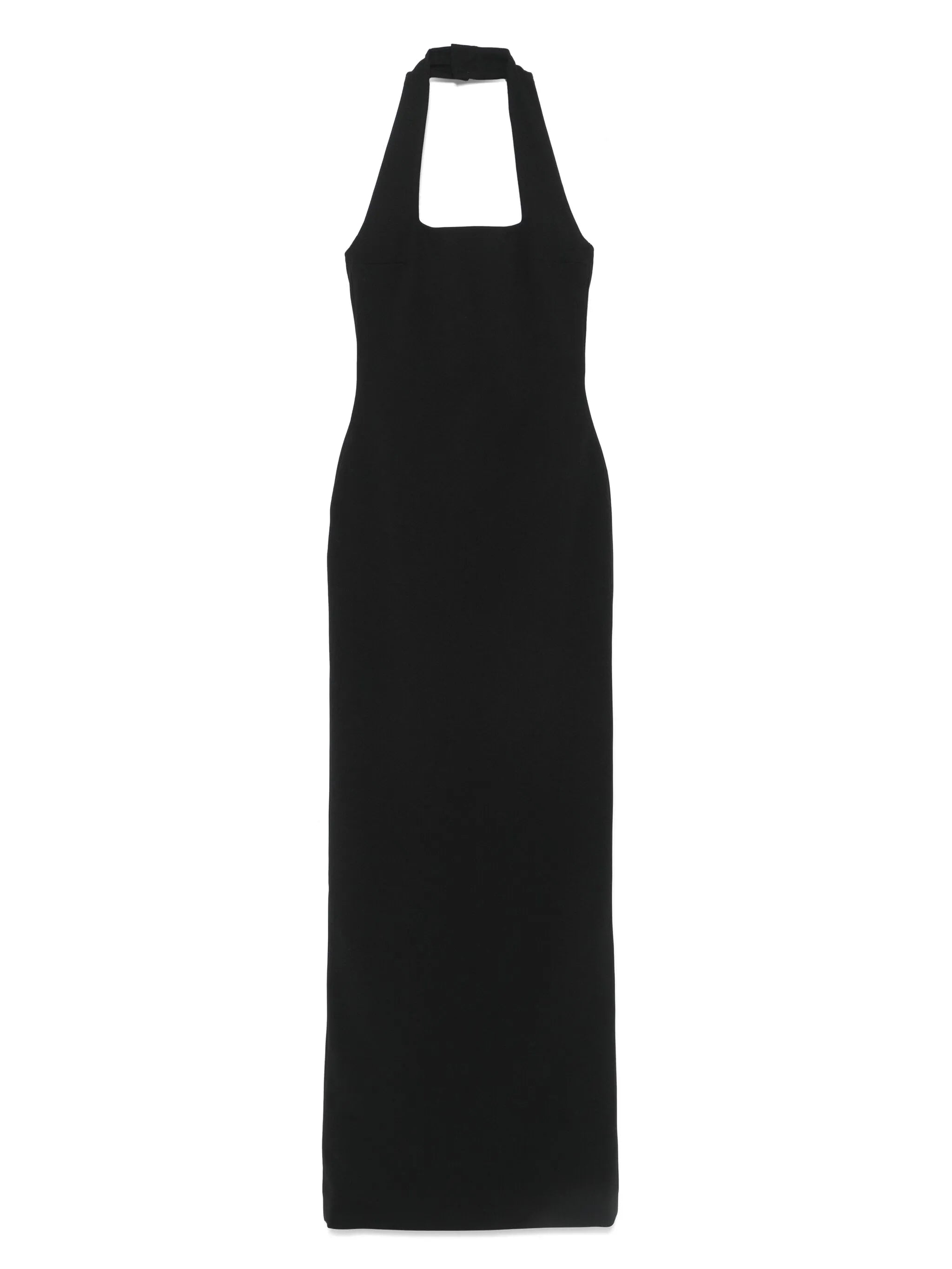 square-neck dress
