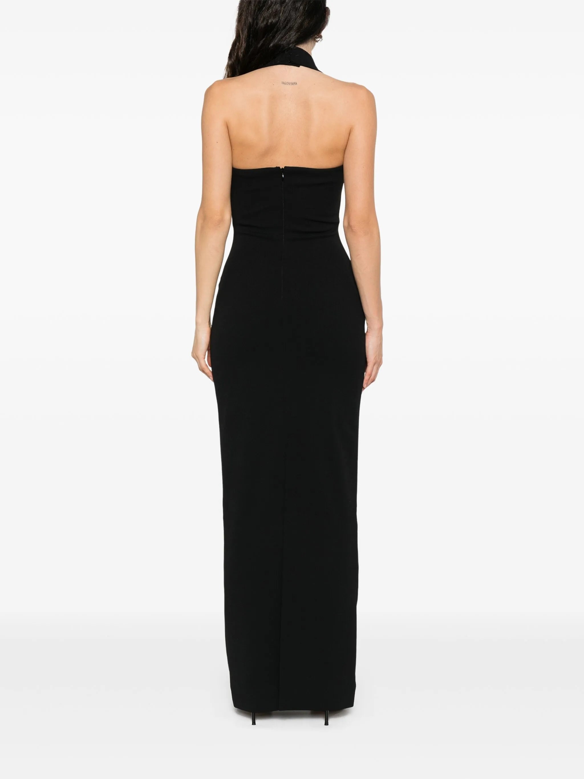 square-neck dress