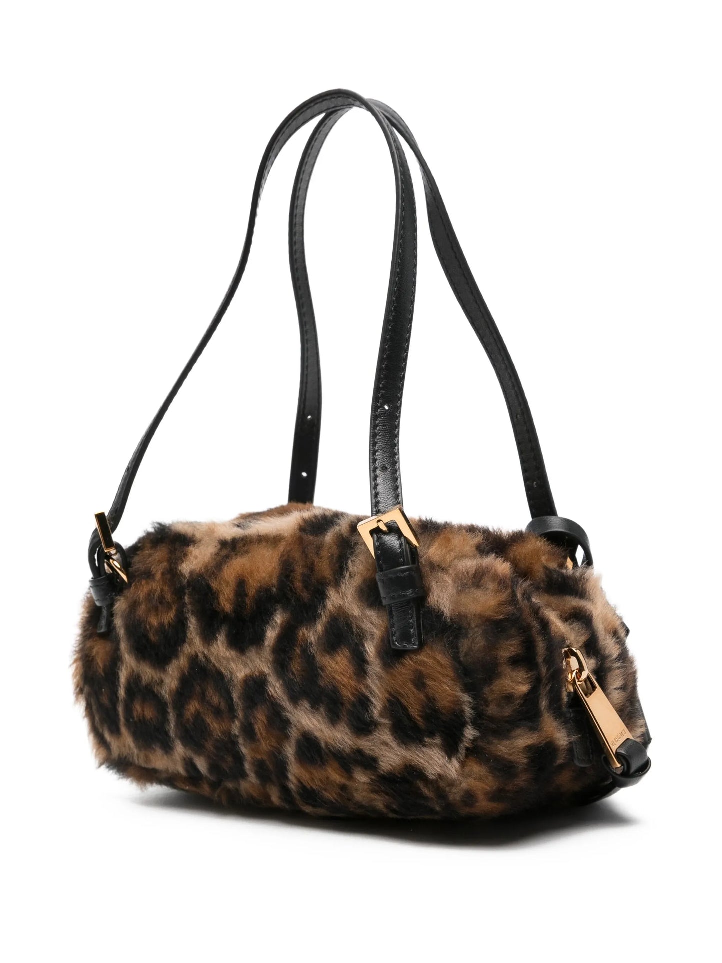 mini Tag leopard-print shoulder bag