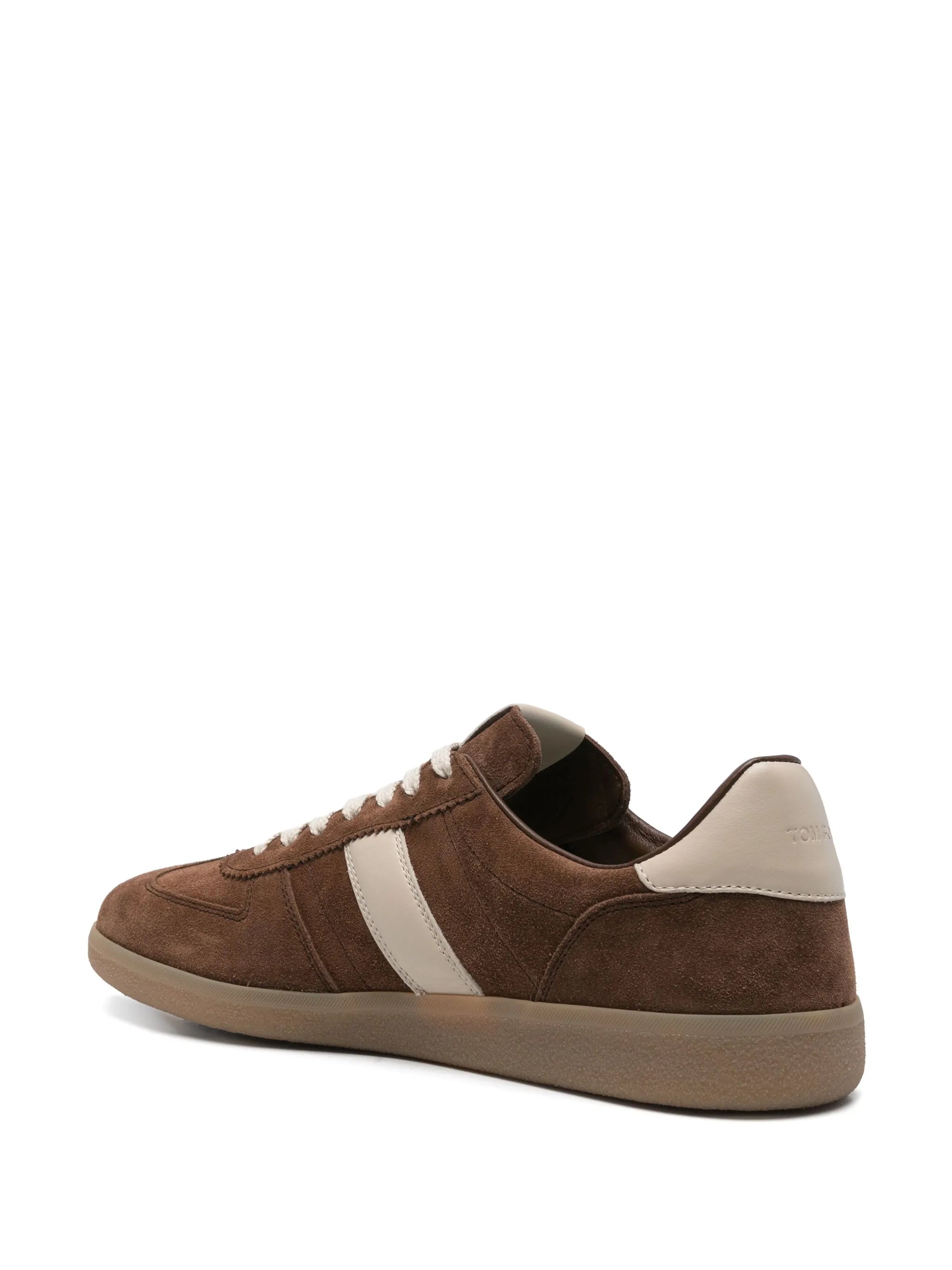 suede panelled sneakers