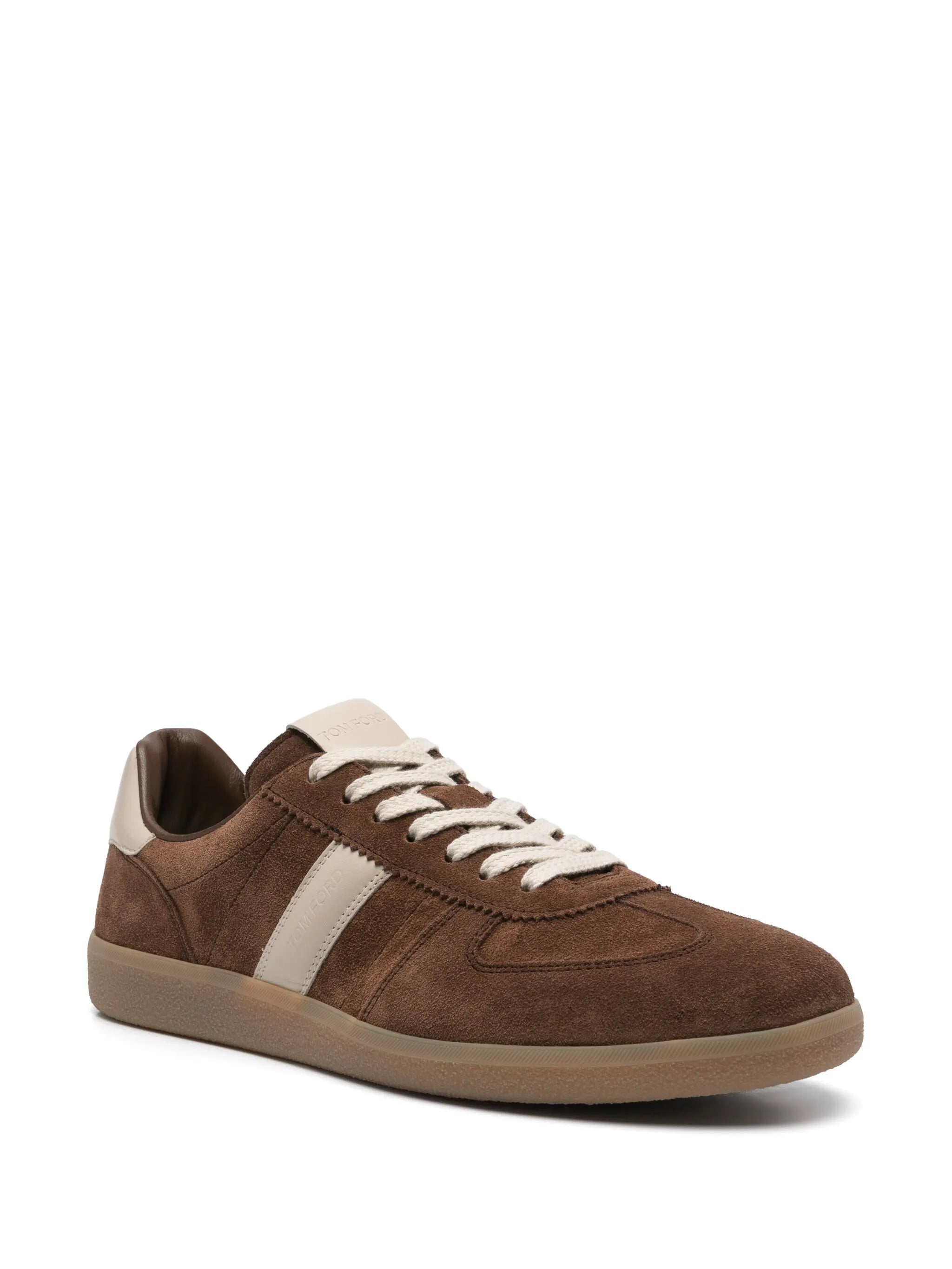 suede panelled sneakers