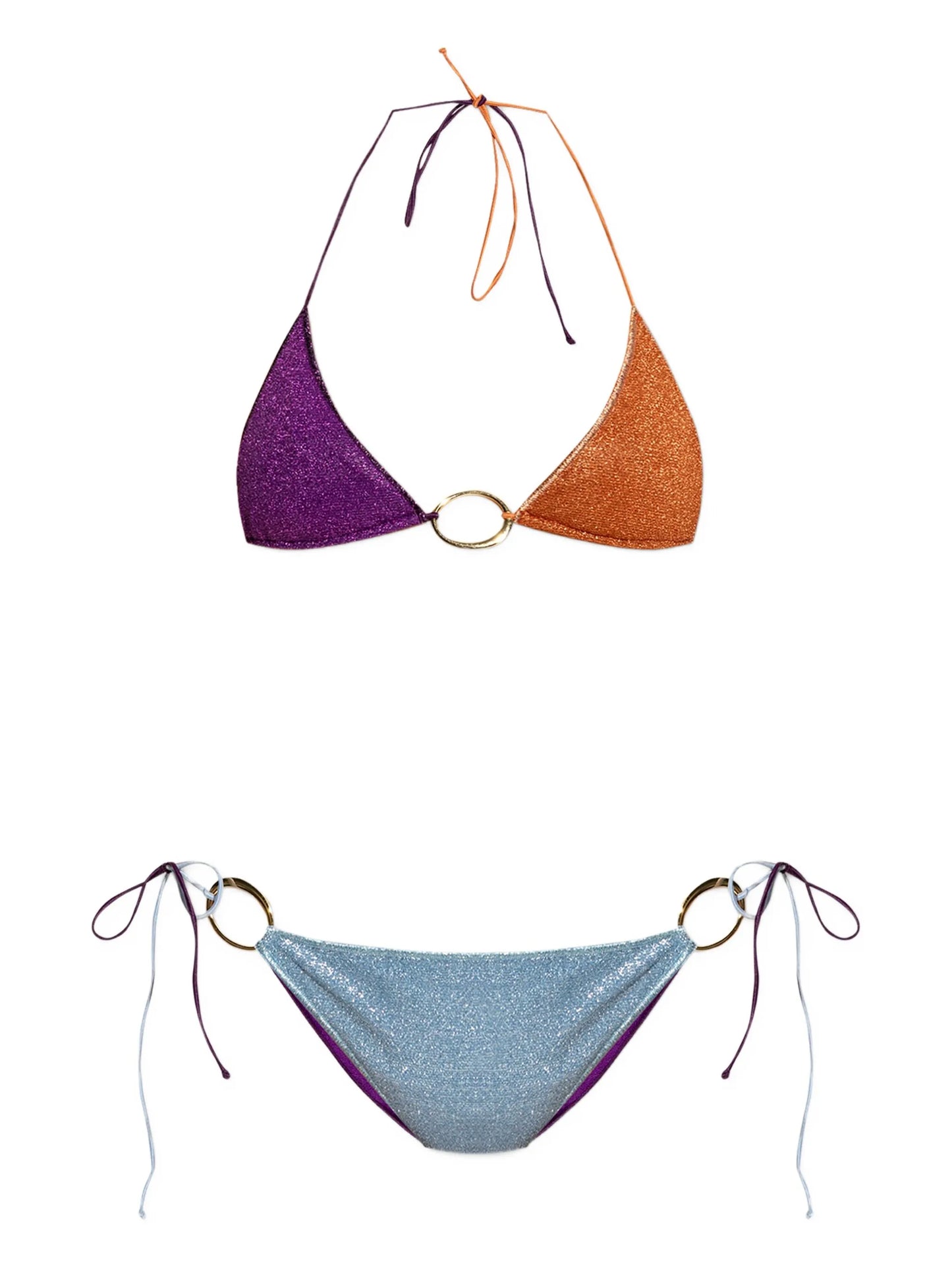 glitter-detailing bikini