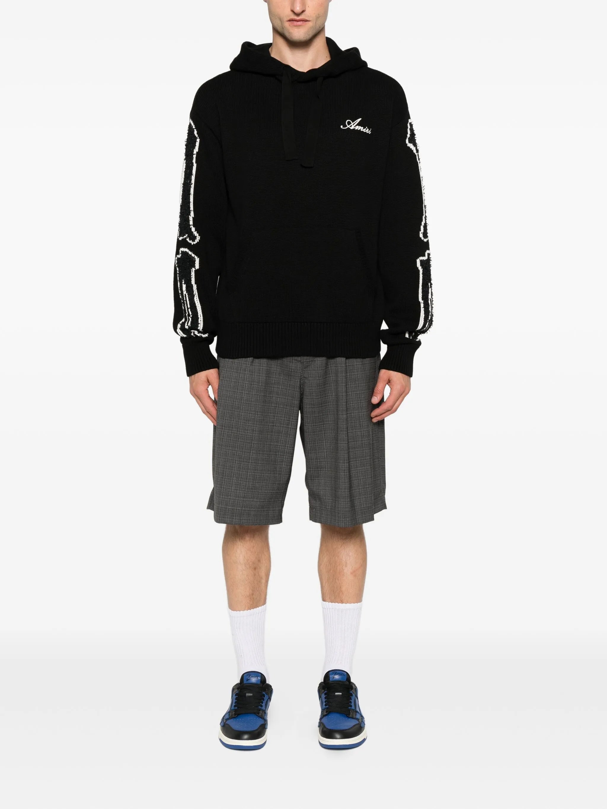 bone-print hoodie