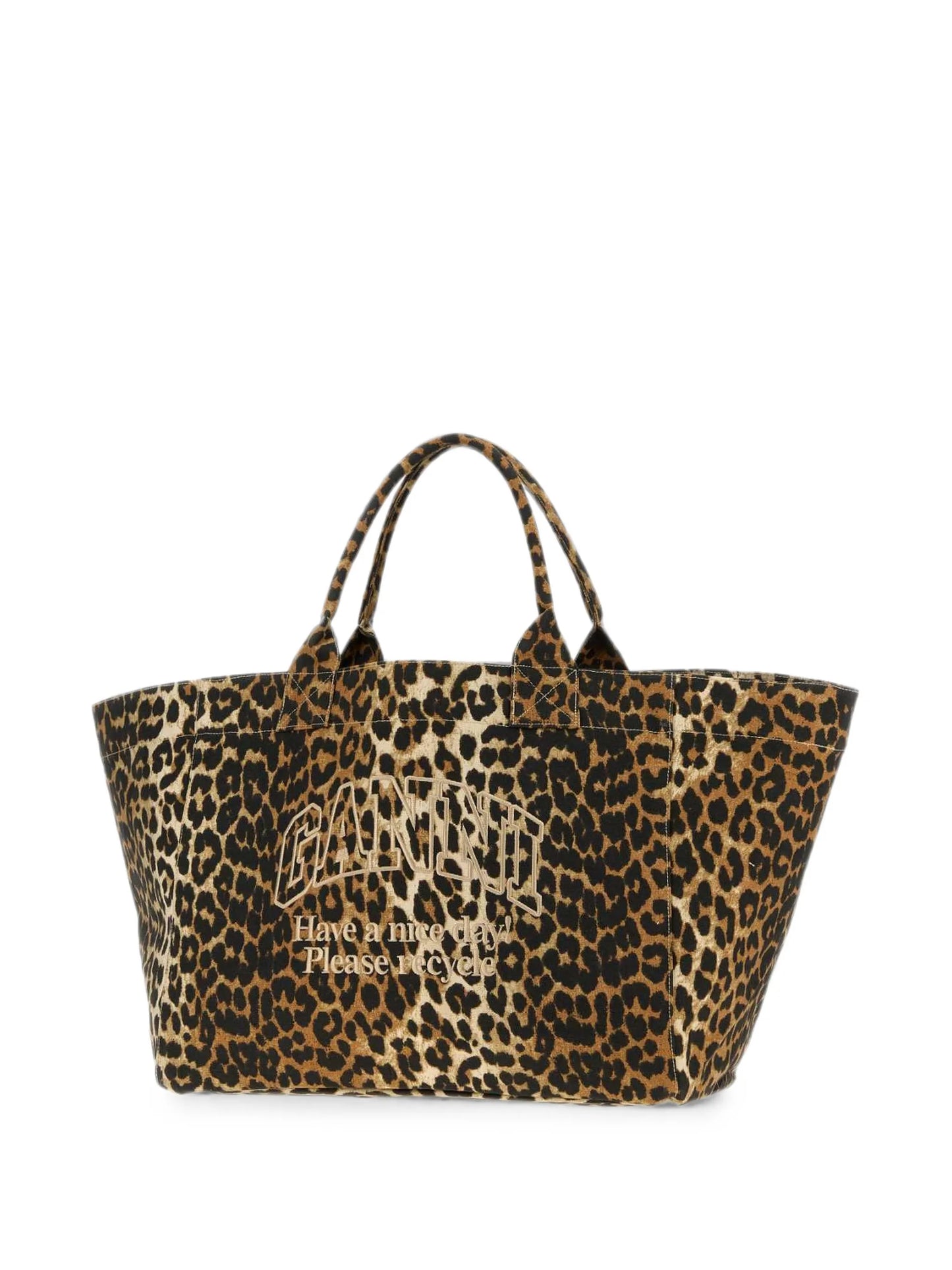 leopard XXL tote