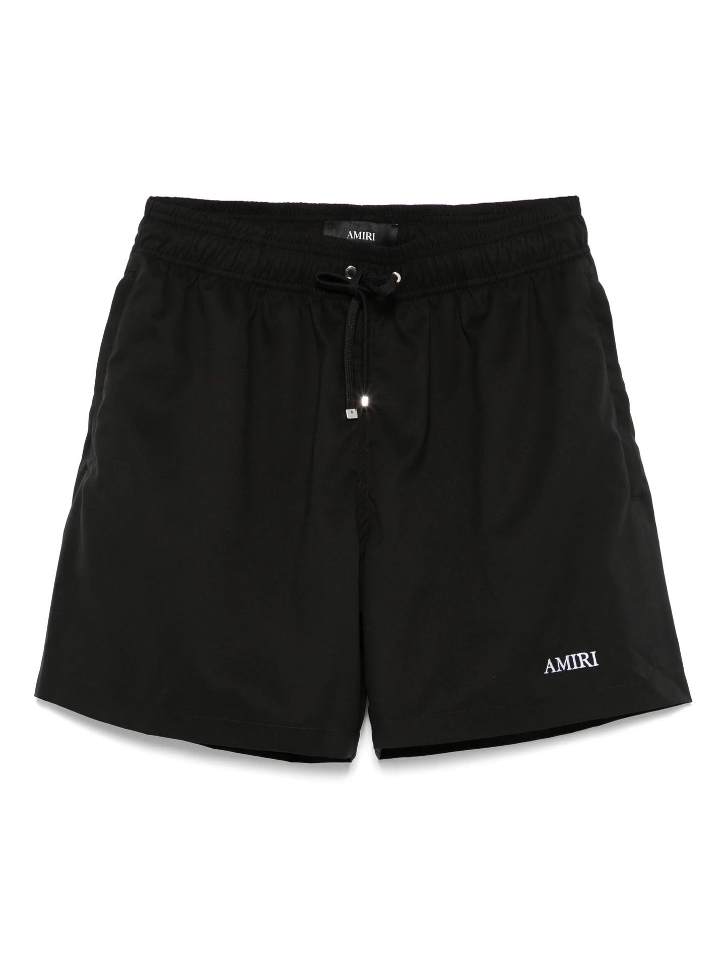 embroidered-logo swim shorts