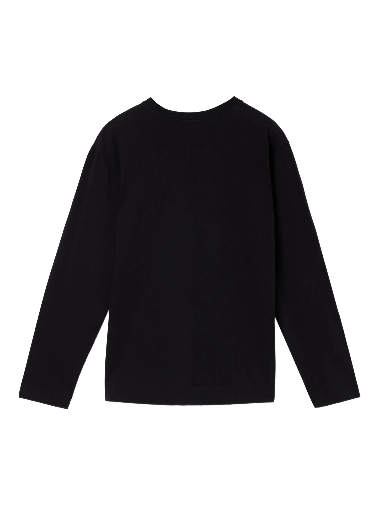 rose-print long-sleeve T-shirt