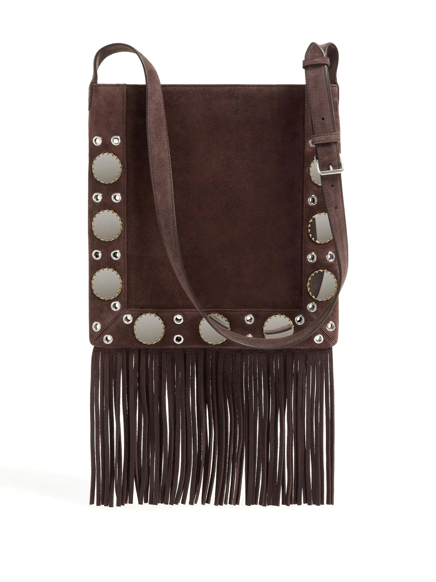 Nellcôte suede shoulder bag